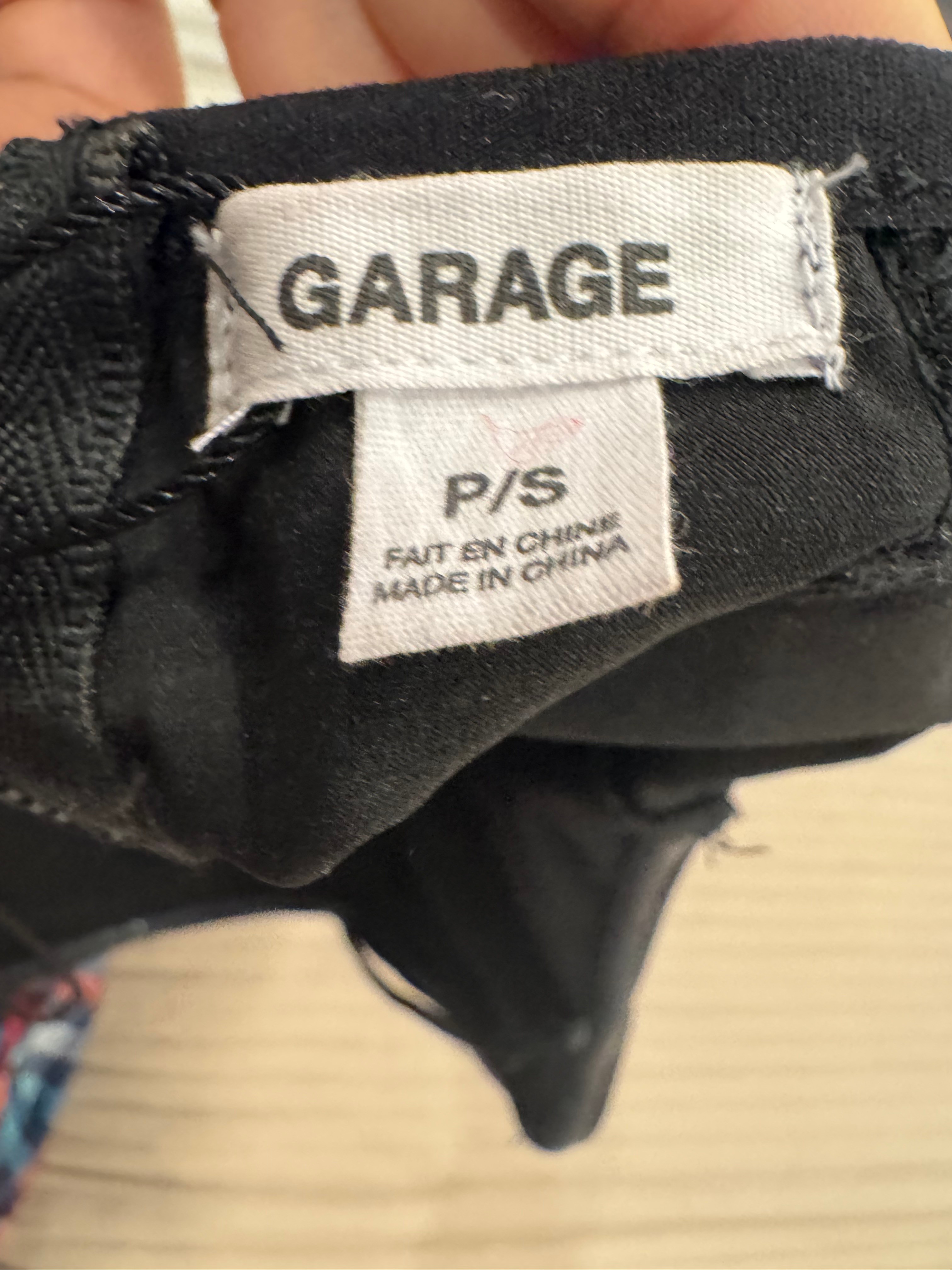 GARAGE Black Corset Top - photo 3