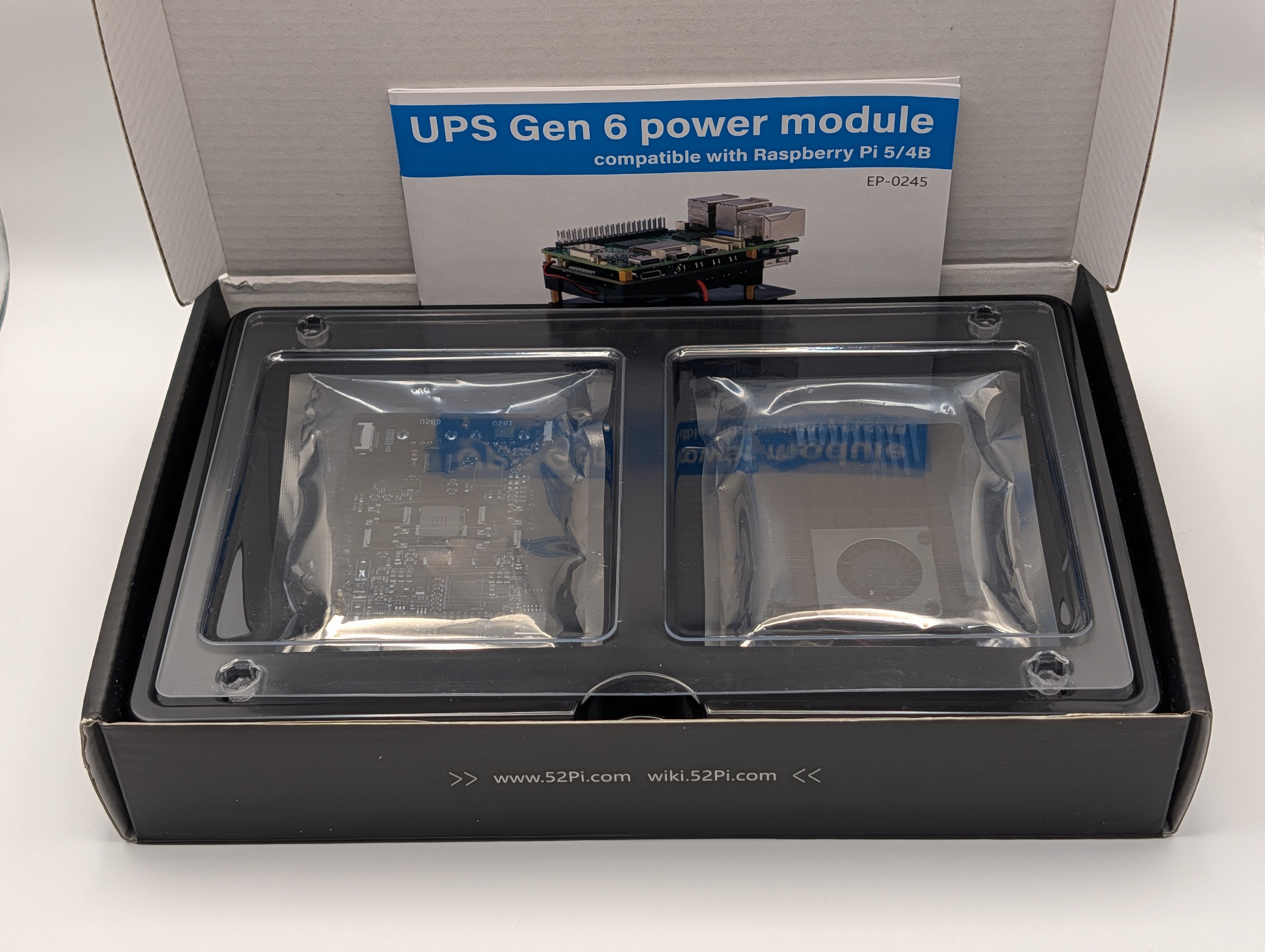 52Pi UPS Gen 6 Power Module for Raspberry Pi 5/4B - photo 2