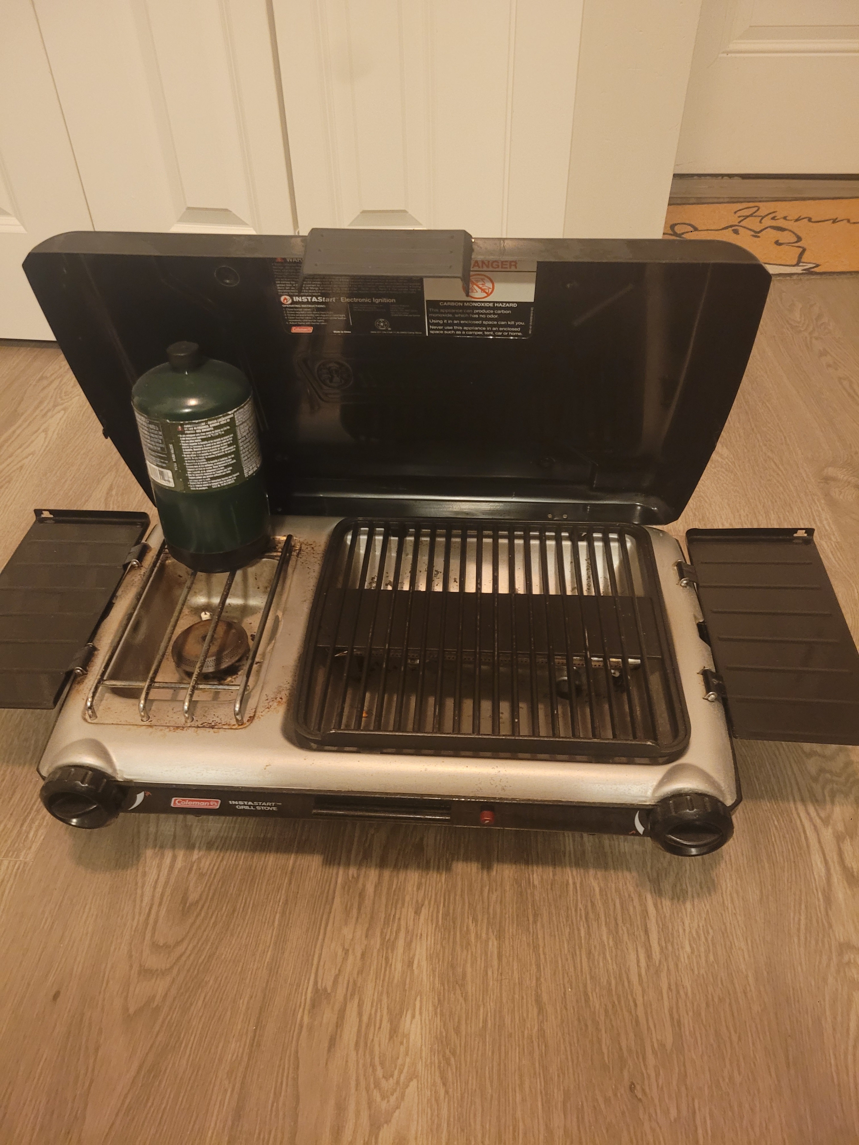 Coleman Portable Gas Grill & Stove – 2-in-1