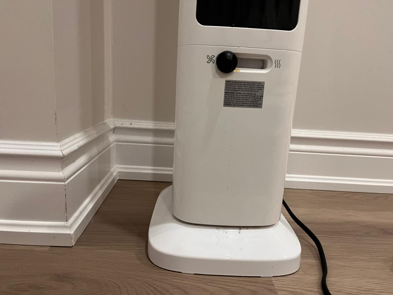 NOMA 2-in-1 Tower Fan & Heater, 38-in - Excellent Condition - photo 3