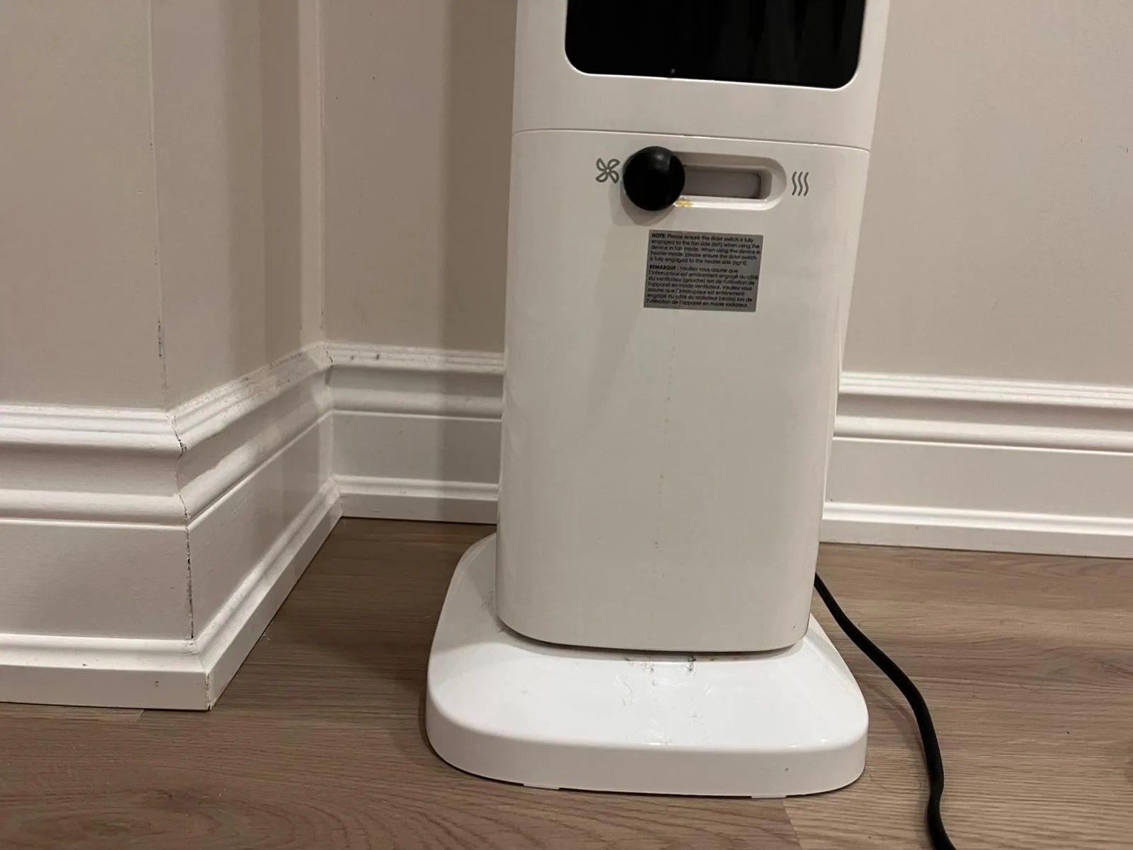 NOMA 2-in-1 Tower Fan & Heater, 38-in - Excellent Condition image indicator(3)