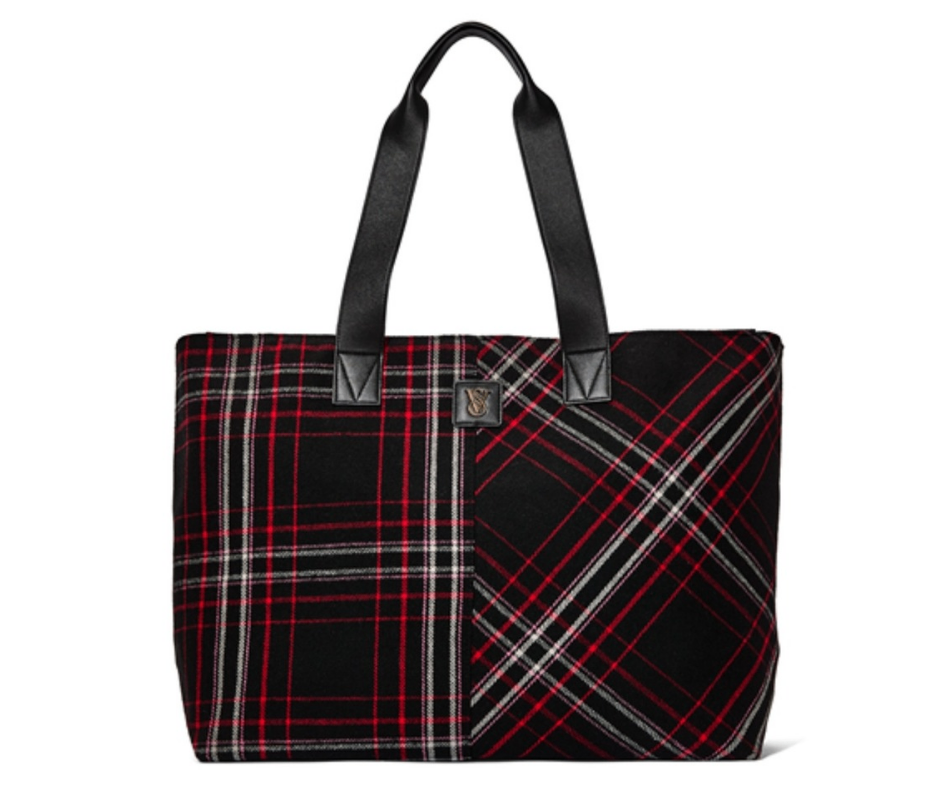 Victoria's Secret Plaid Tote Bag NEW WITH TAGS - photo 2
