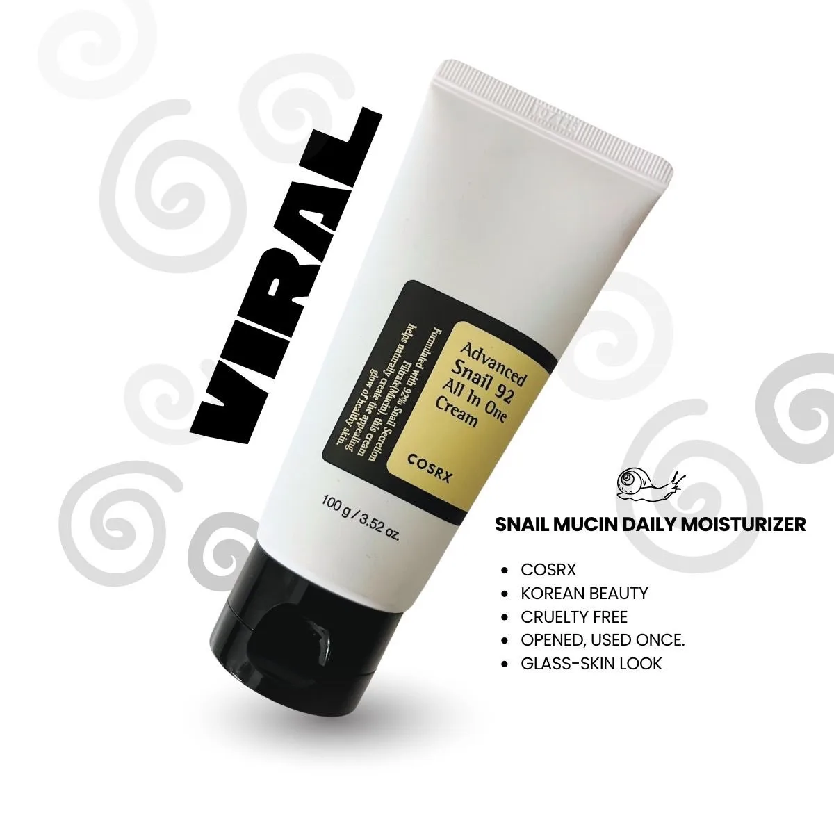 COSRX VIRAL SNAIL MUCIN MOISTURIZER