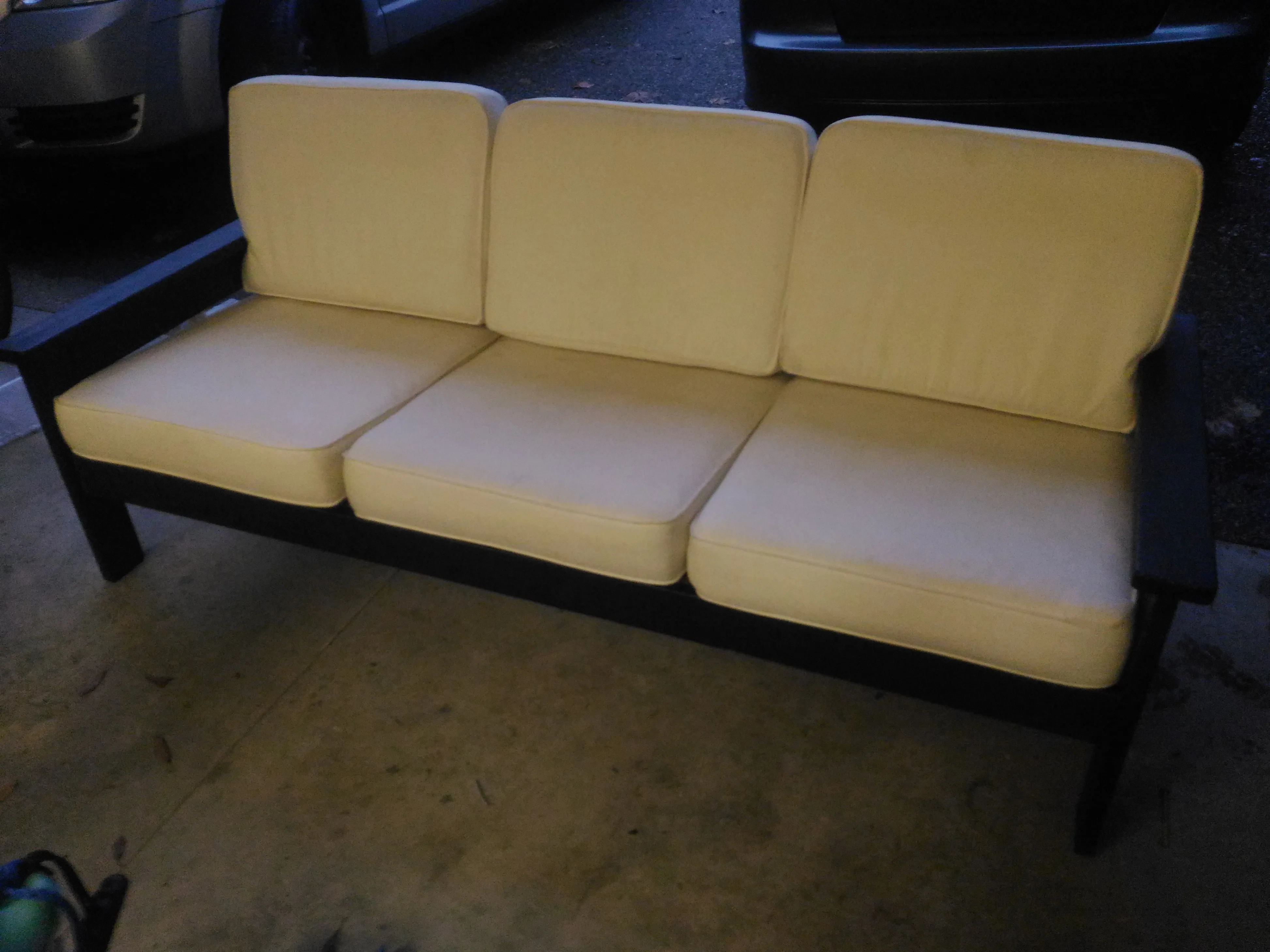 Couch with Ikea cushions