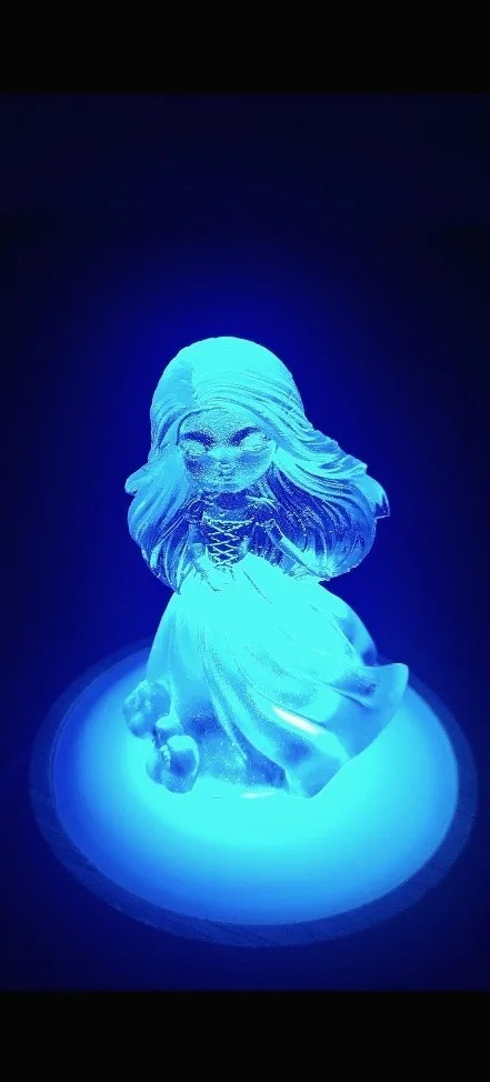 Linda in the Light. Handmade Night Light. image indicator(3)