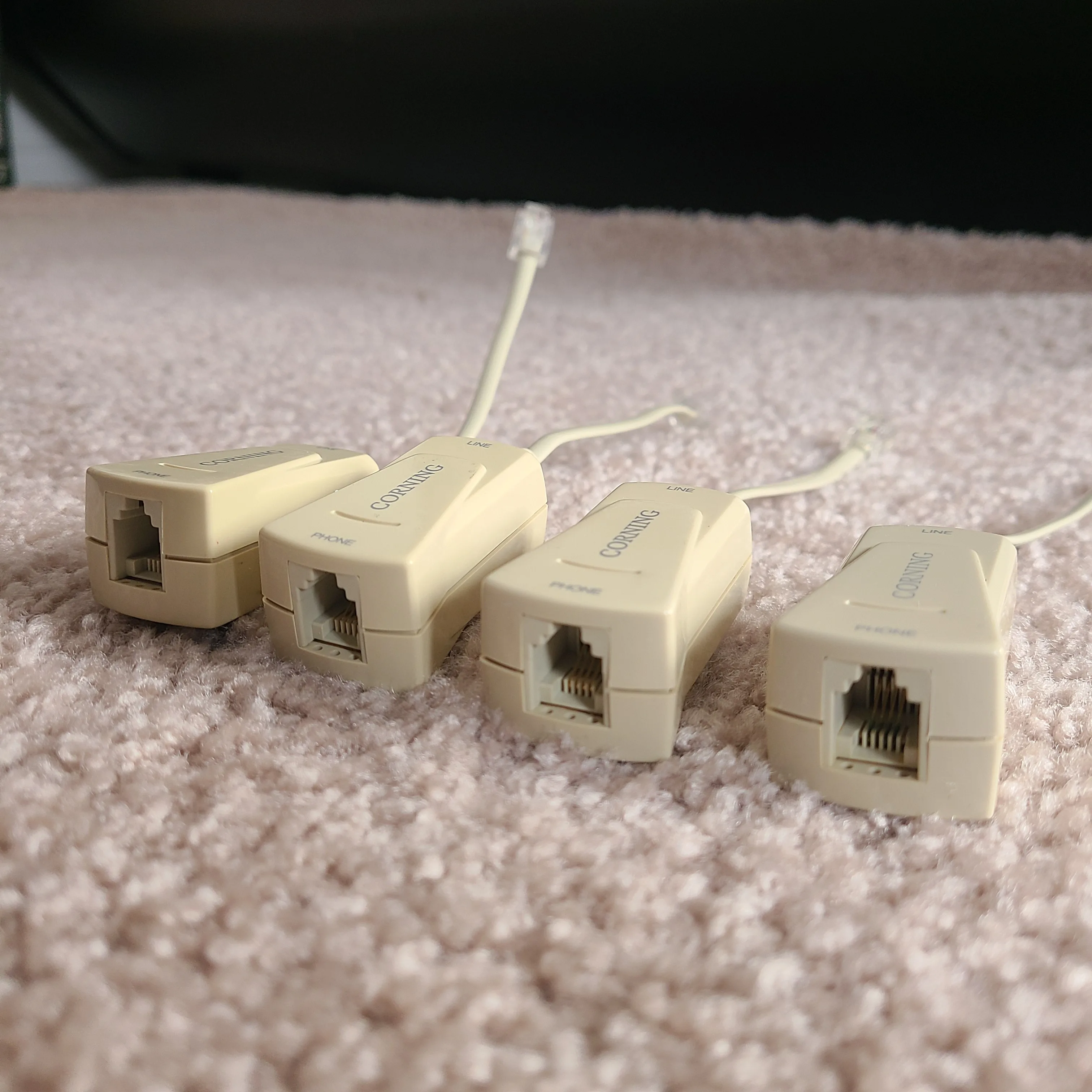 Corning CPS-S100-0A-CN DSL micro-filter (4 pcs) image indicator(3)