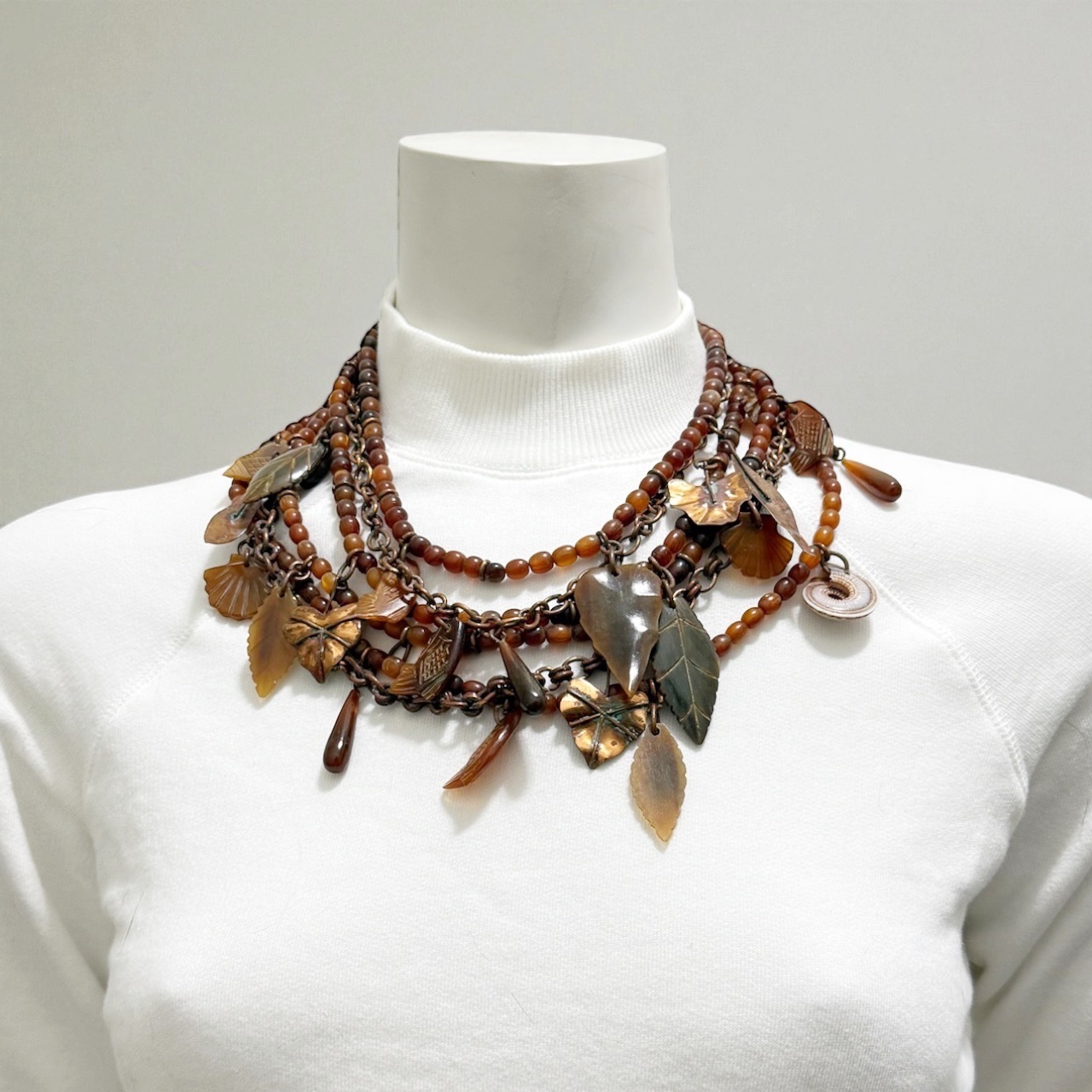 Gerda Lynggaard for Monies horn Copper necklace - photo 5