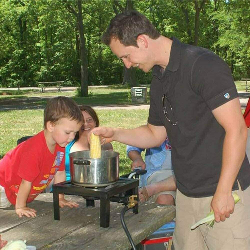 80,000 BTU Outdoor Propane Burner & Regulator/Hose - New - photo 2
