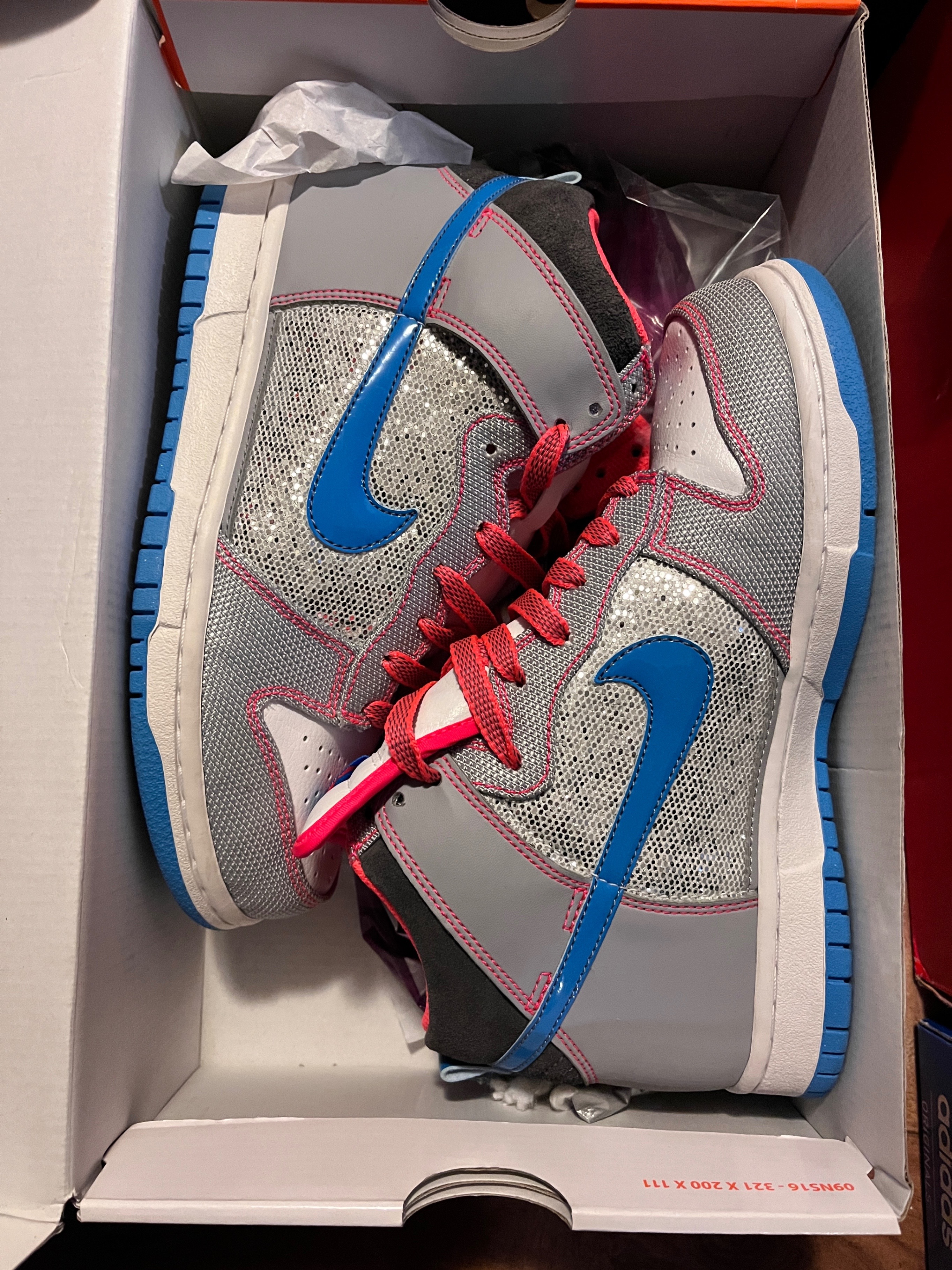 Nike Dunk High Grey Blue Sneakers