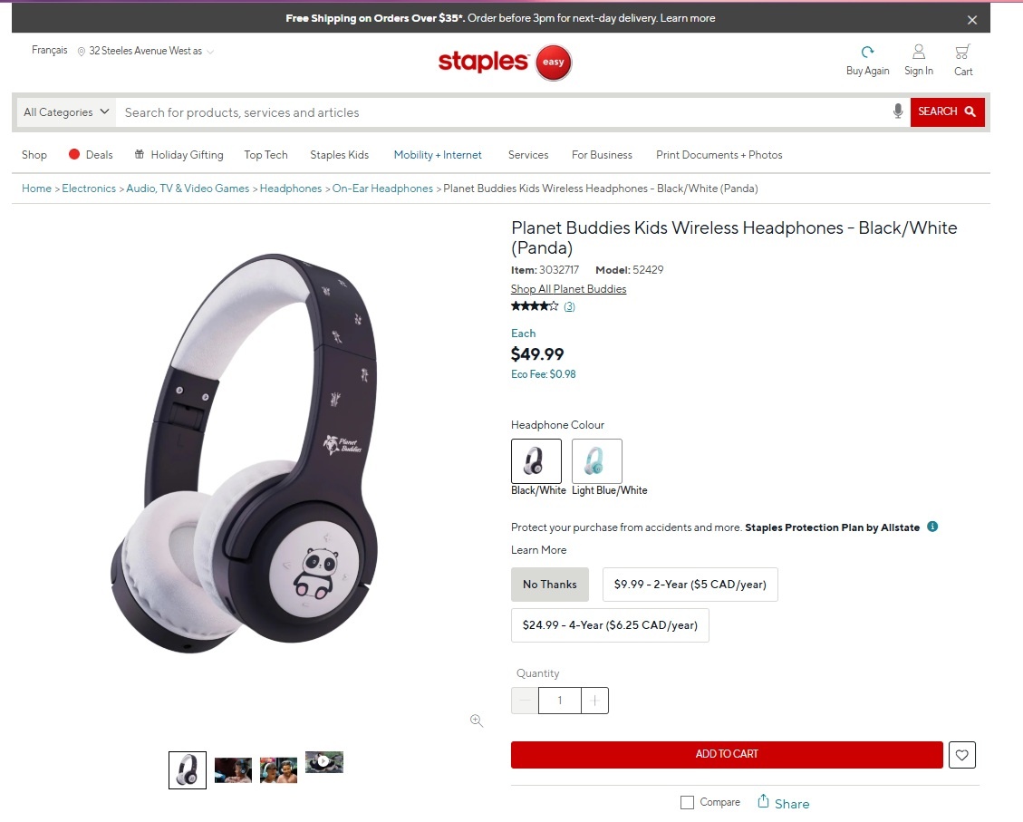 Planet Buddies Kids Furry Wired Headphones - photo 4