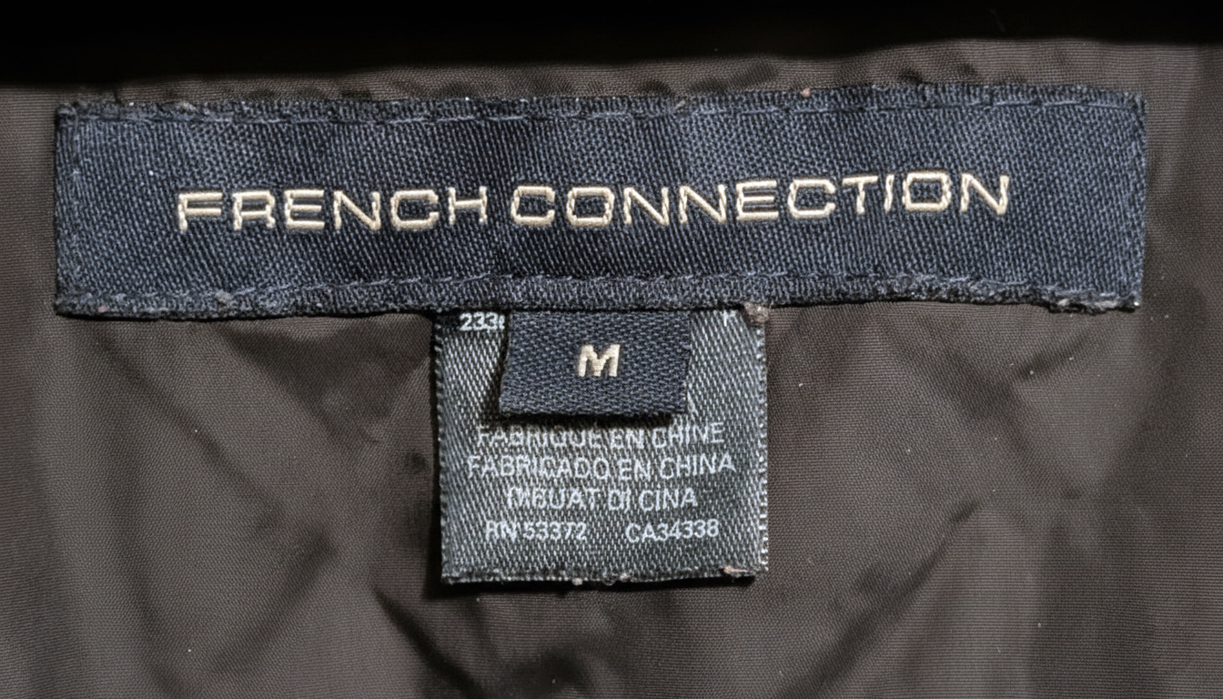🧥FRENCH CONNECTION Black Hooded Puffer Jacket Parka Womens Sz(M) - photo 5