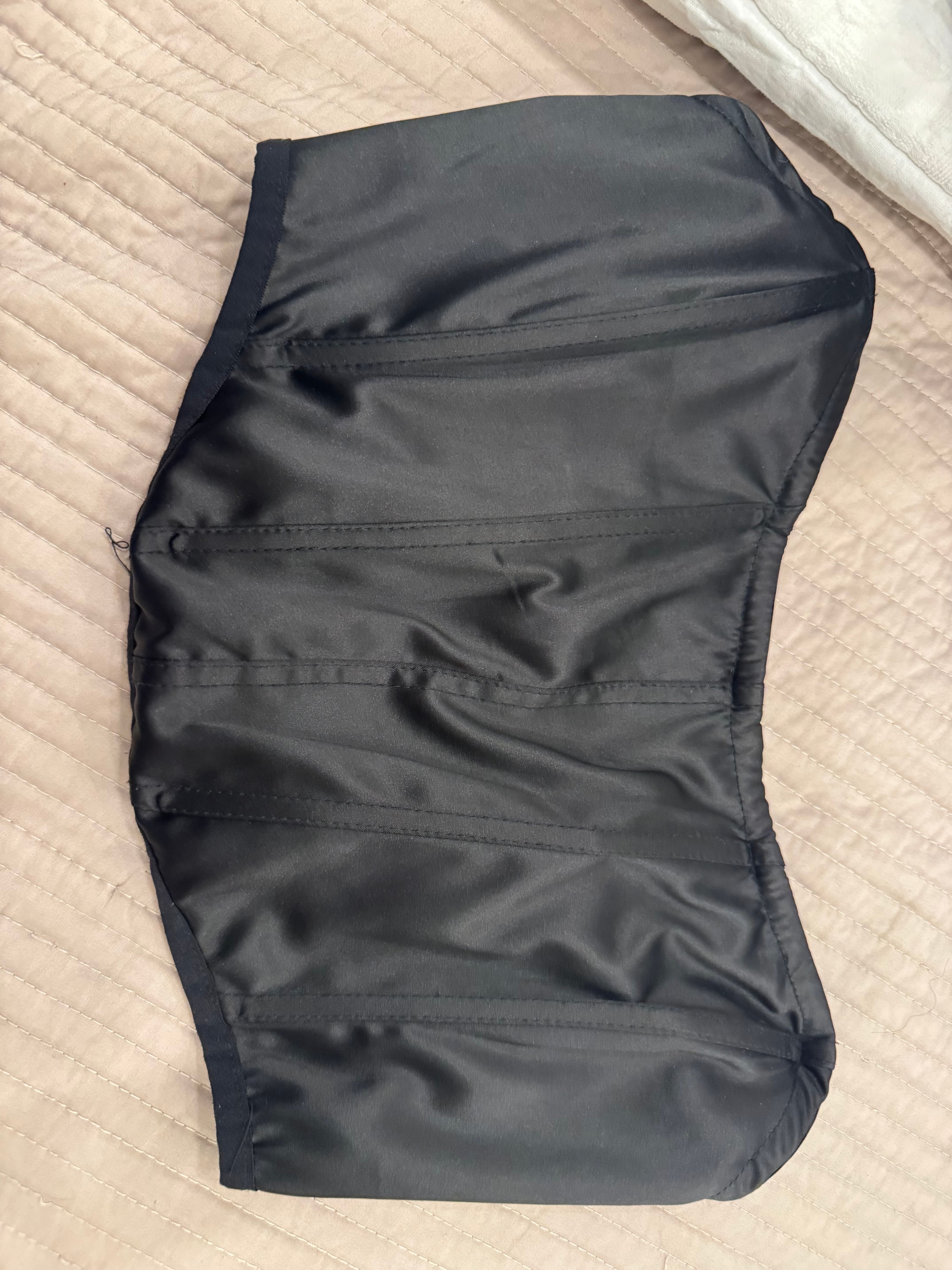 GARAGE Black Corset Top