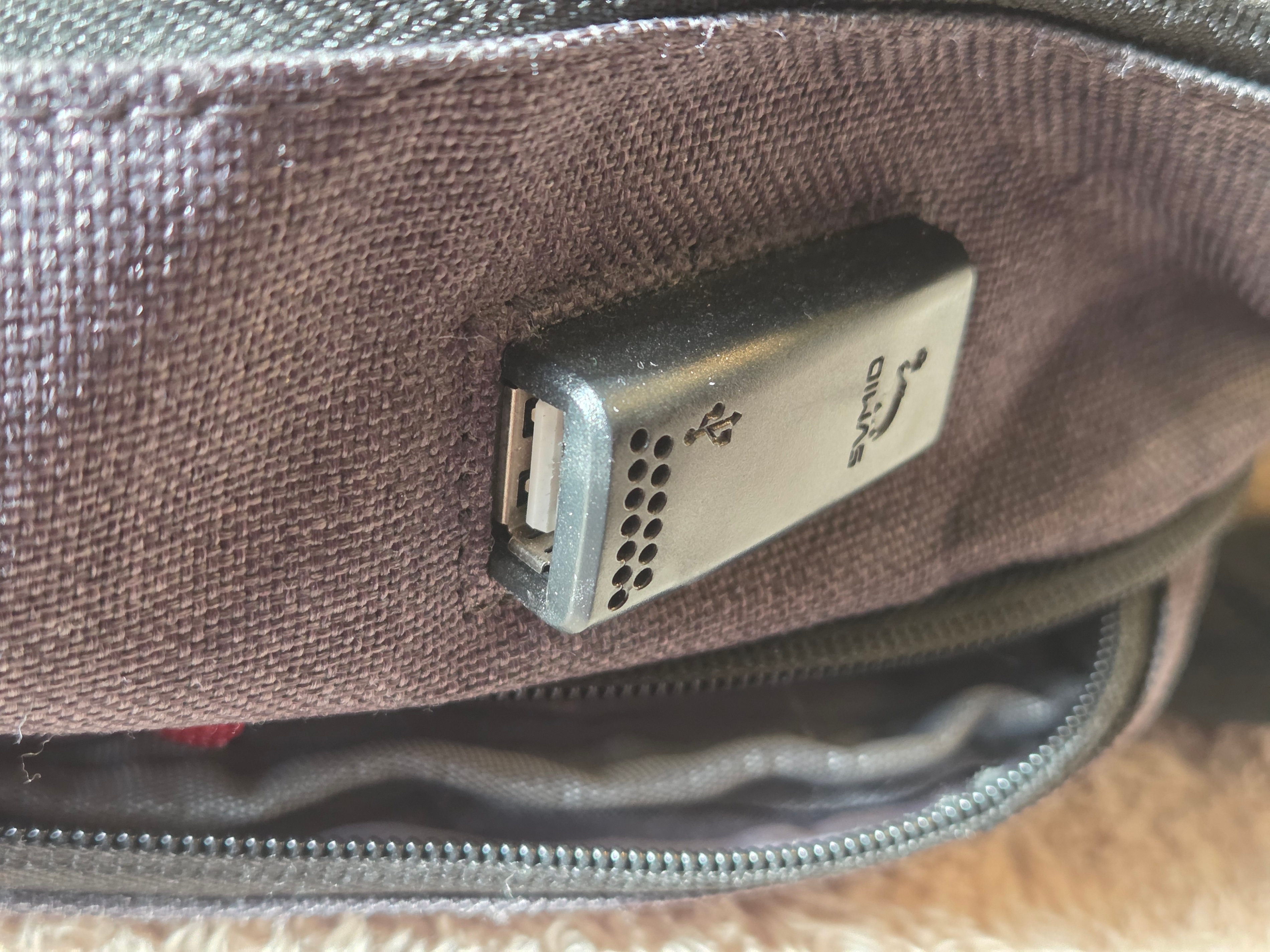 DIWEIO Laptop Backpack 15.6 in, USB Port, Grey - photo 5