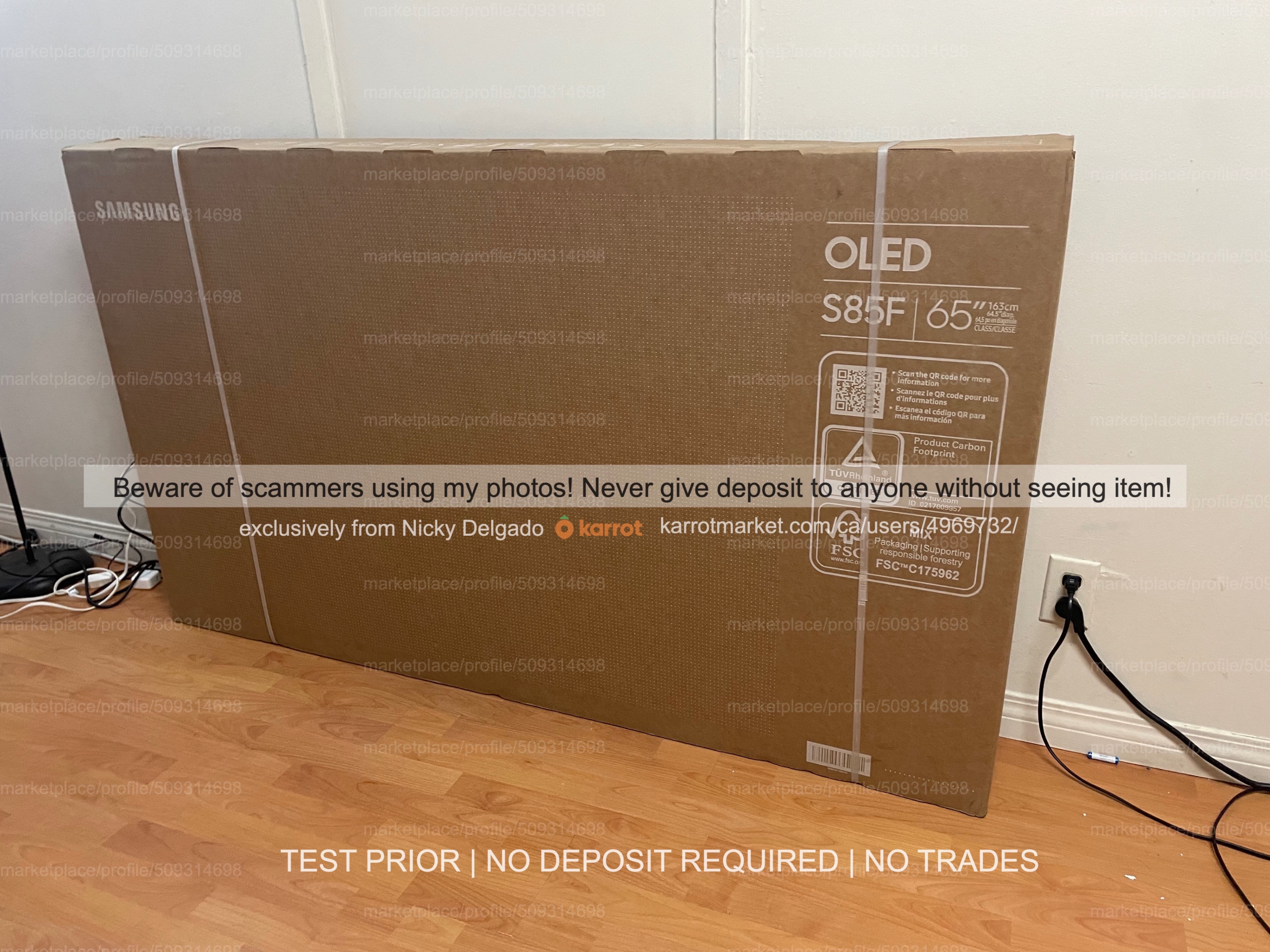 BNIB - Samsung 65" QD OLED QN65S85F Smart TV | 4K 120hz | 2025