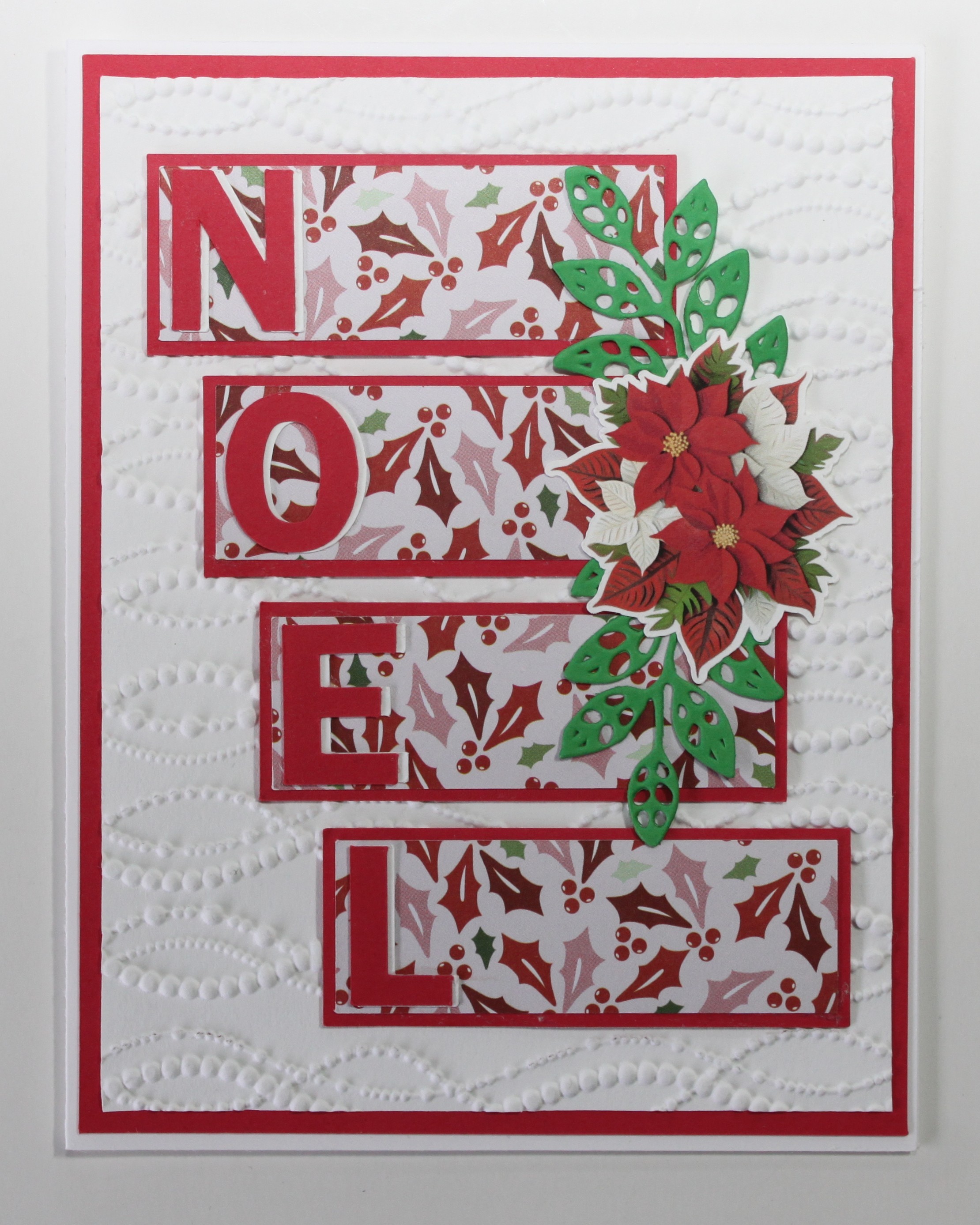 Christmas card - handmade - "Noel" themed - photo 4