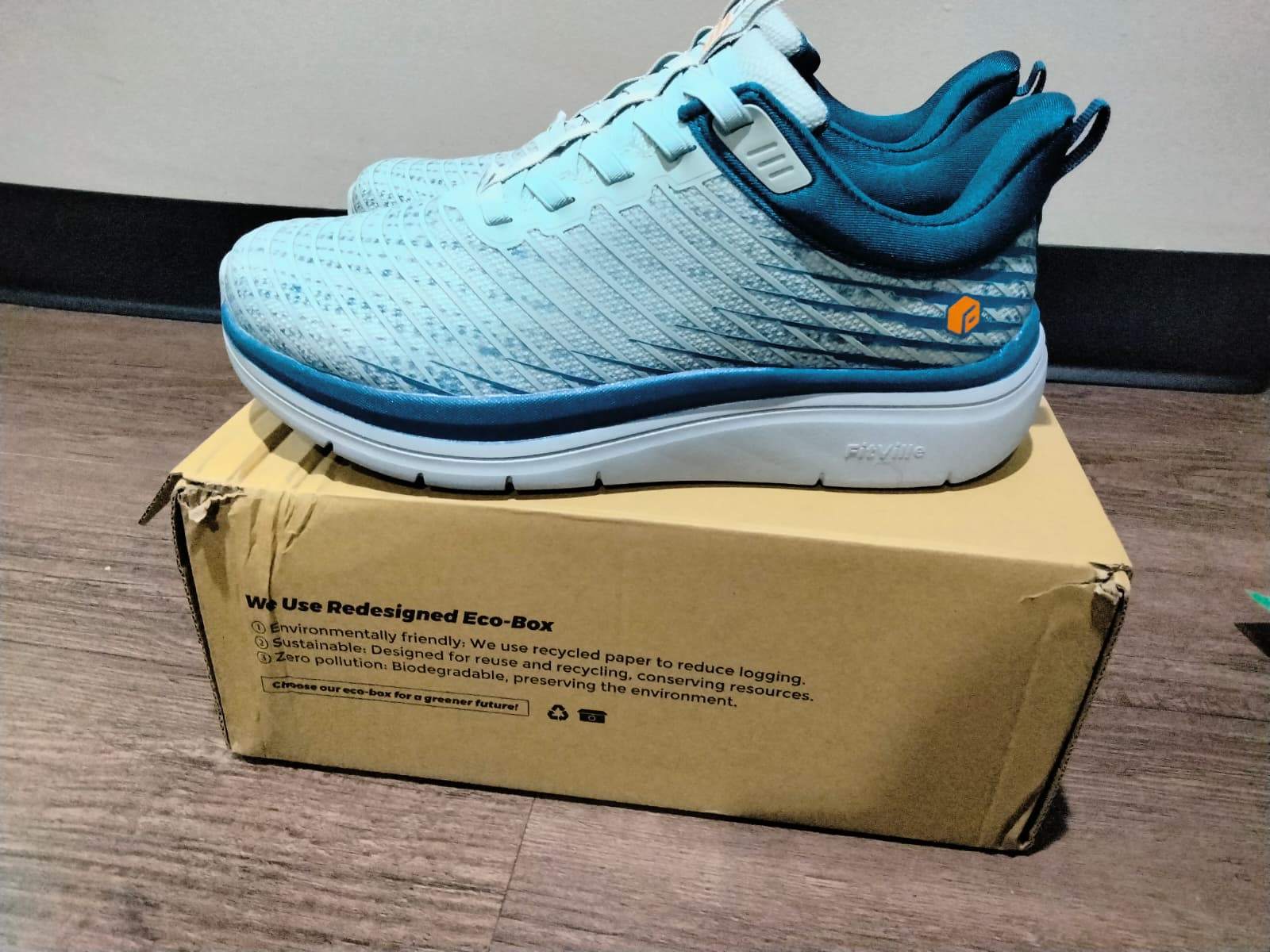 Man Walking Shoes w/ Box - photo 3