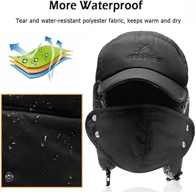 Men's & Women's Thermal with Detachable Face Mask image indicator(6)