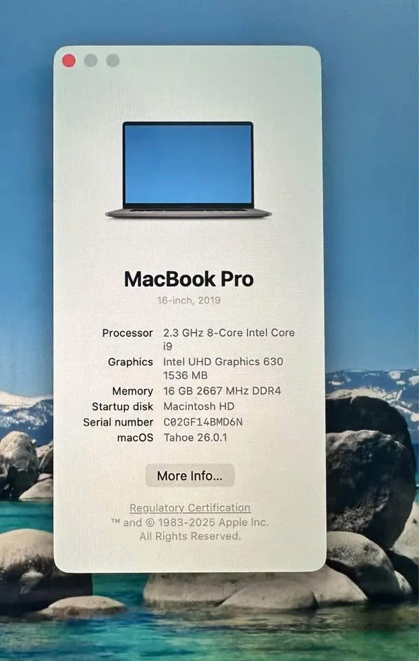 Apple MacBook Pro 16 Inch Core i9_16 GB_1TB Mint condition image indicator(7)