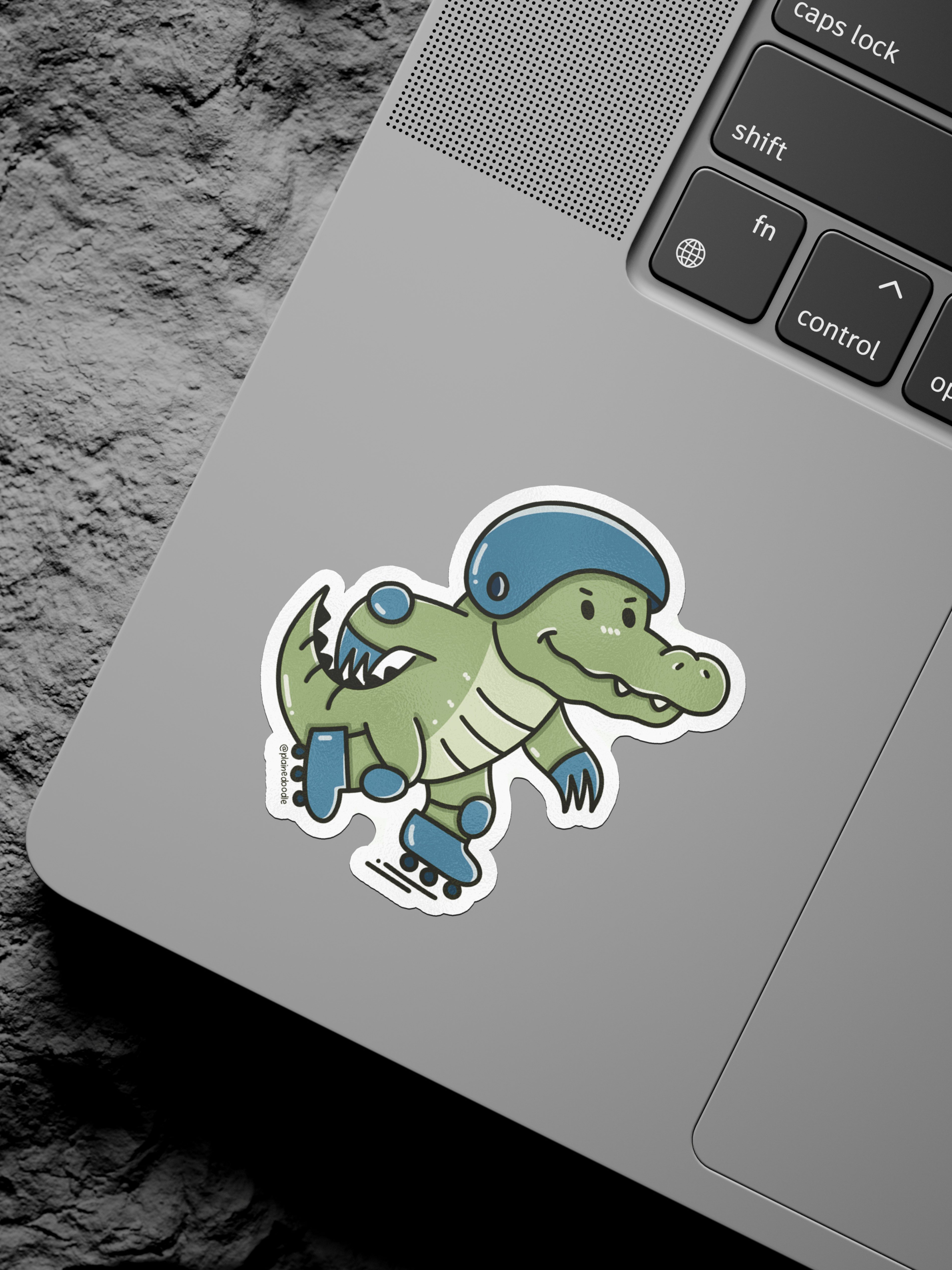 Roller Crocodile Vinyl Sticker - photo 2