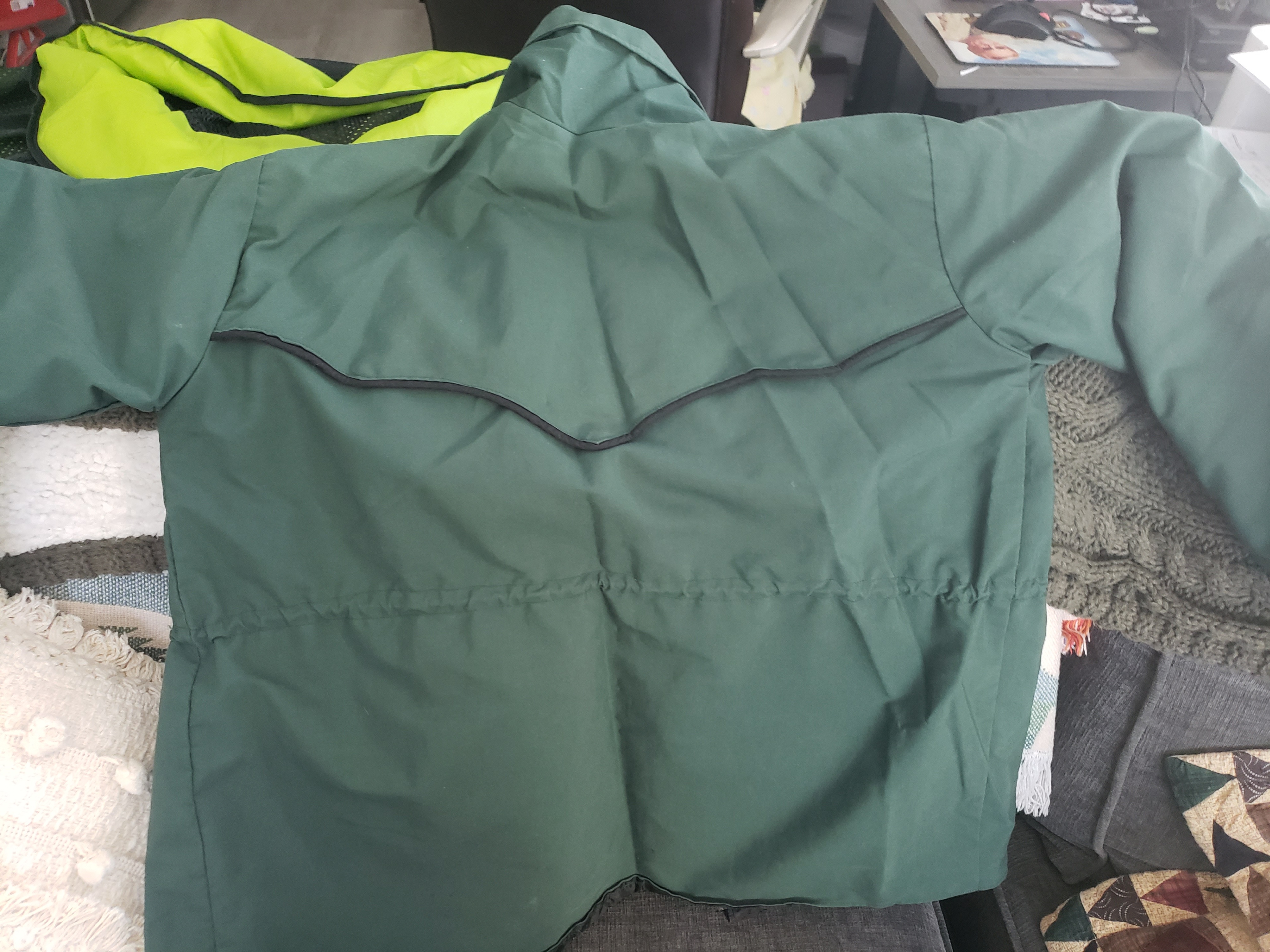 Kids Green Rain Jacket - photo 5