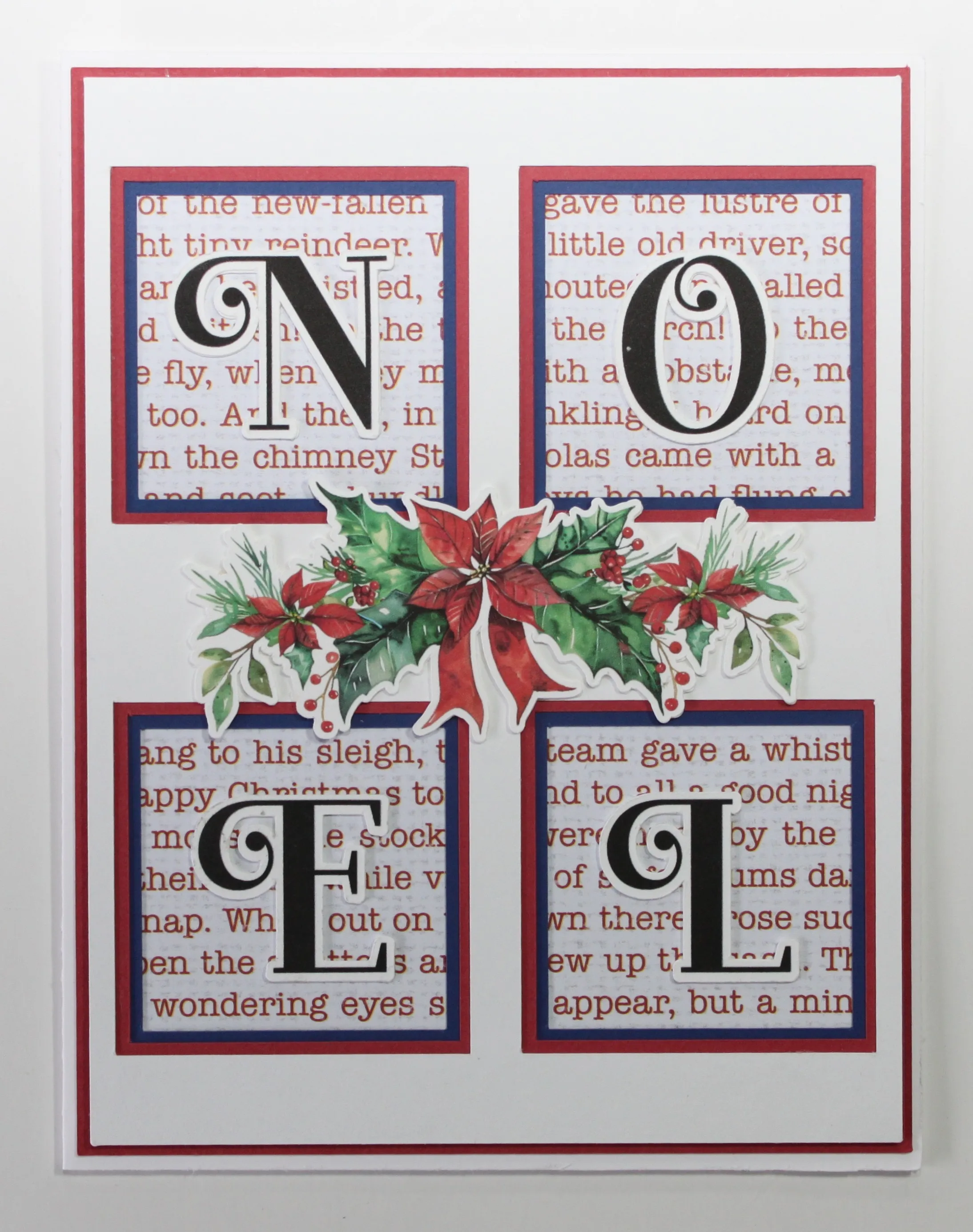 Christmas card - handmade - "Noel" themed image indicator(6)