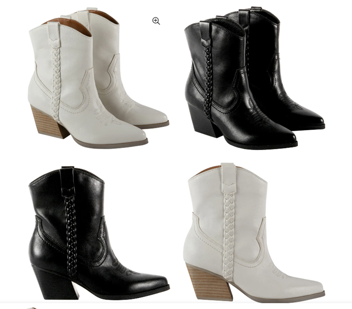 Dolce Vita KELLAR Black Western Heeled Boots