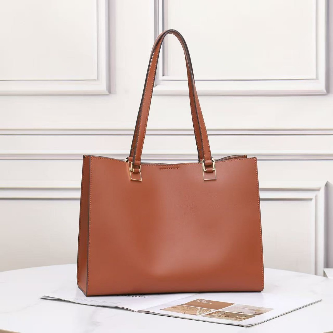 Soft Leather Bag -Large Shoulder Handbags with Two Long  Straps - photo 4