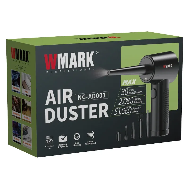 WMARK-NG-AD001 Mini Handheld Fan  High-speed Blower Dust Blower