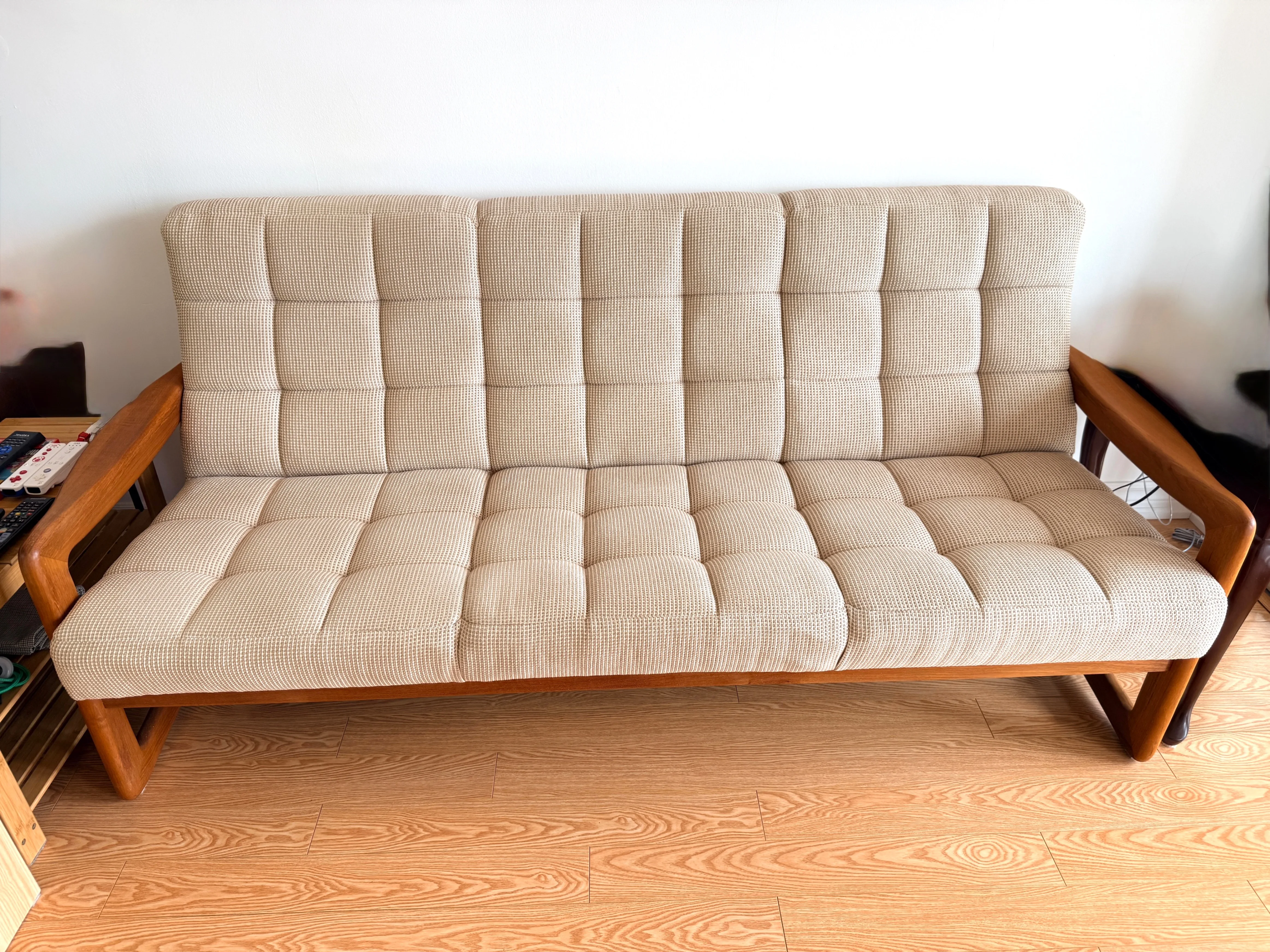 Vintage Danish Teak Sofa – Late 1980s, One-Owner