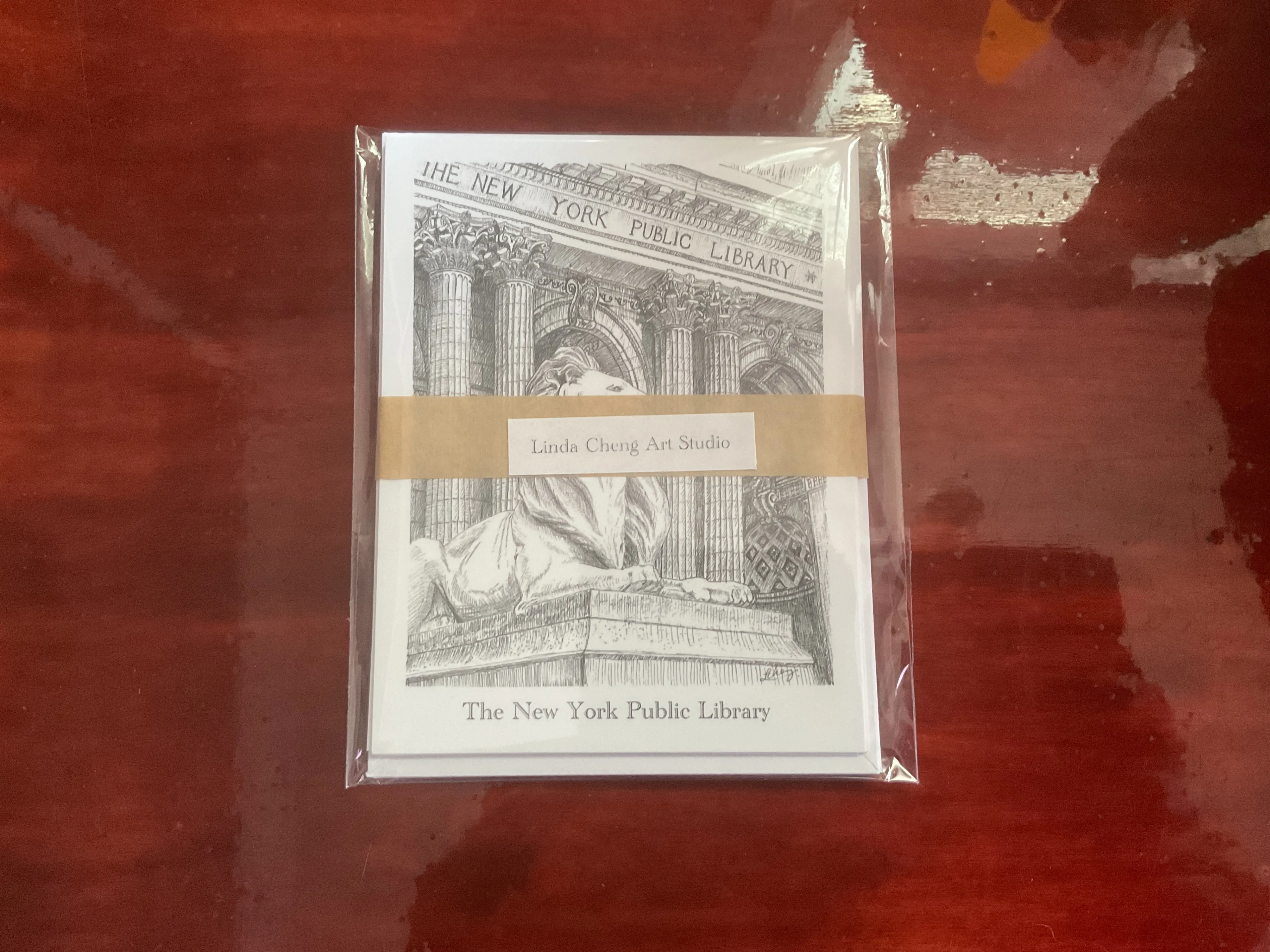 4 Pack Assorted Postcards from Artist Linda Cheng