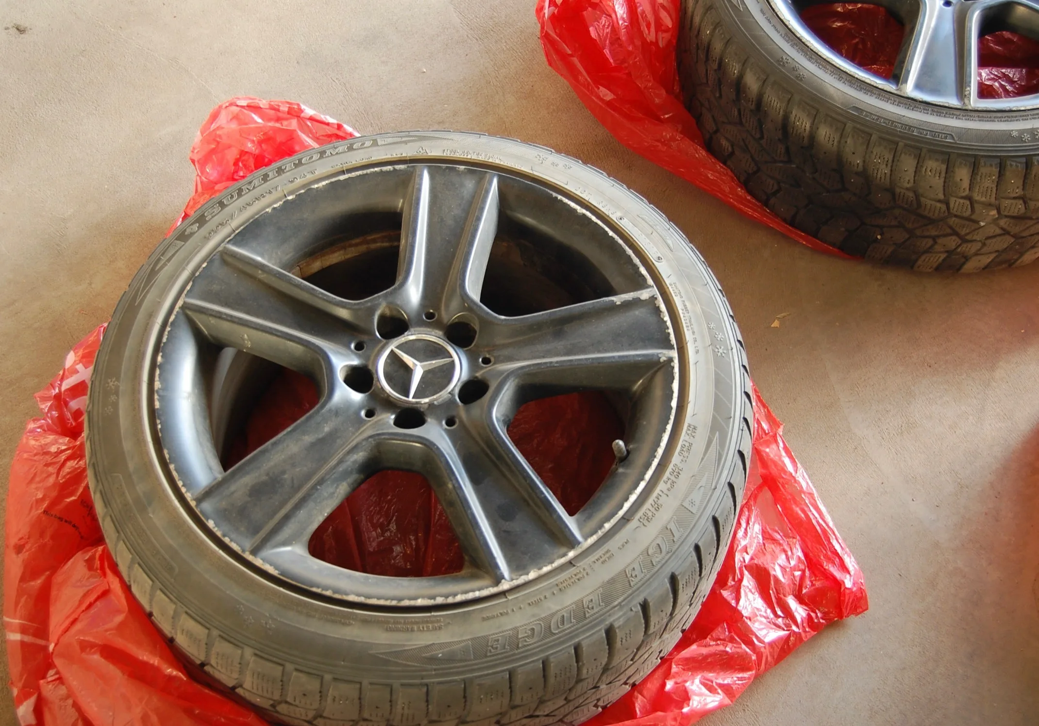 Mercedes C300 Rims & Winter Tires - Set of 4 image indicator(4)