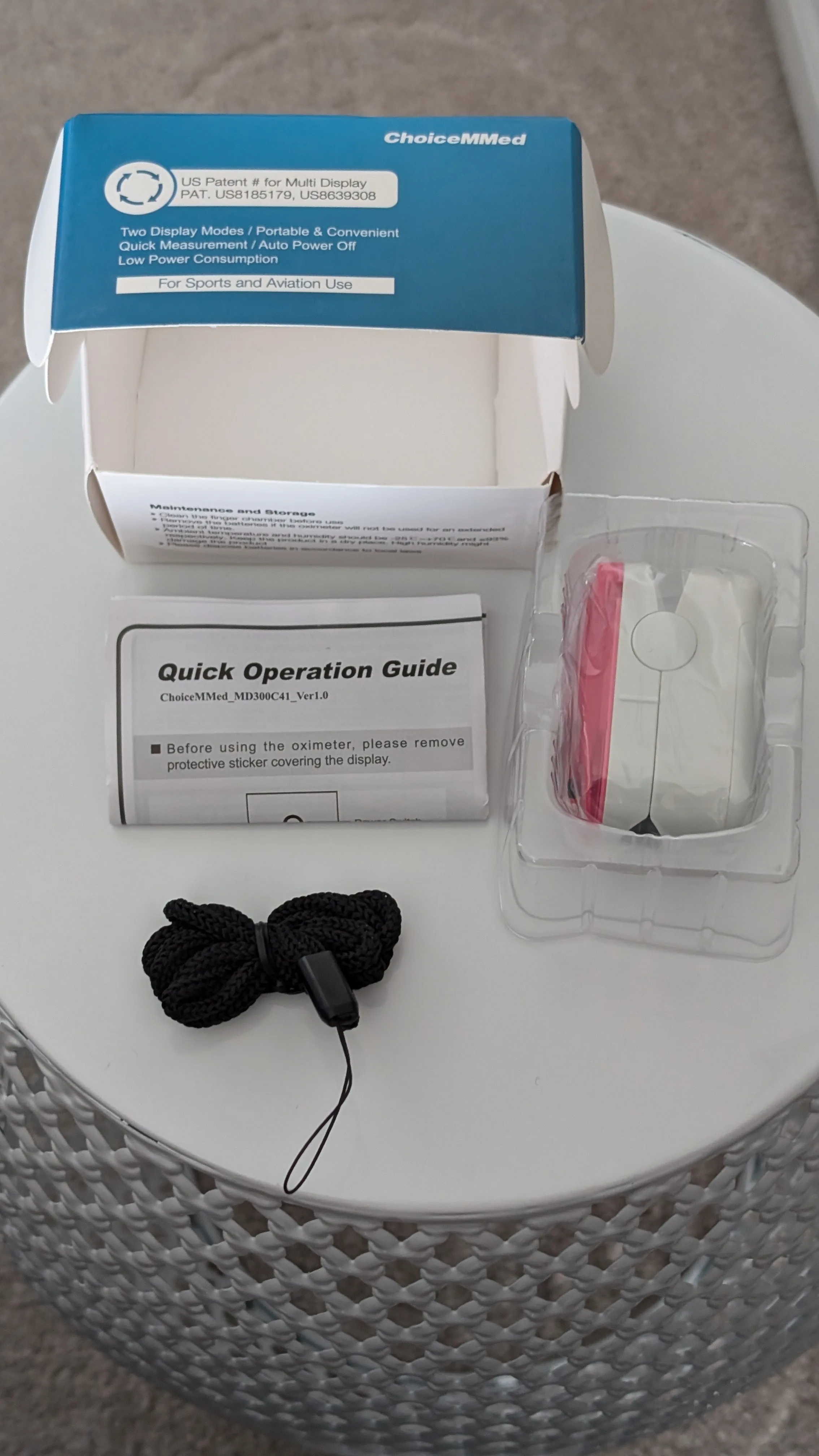 ChoiceMMed OxyWatch Fingertip Pulse Oximeter image indicator(2)