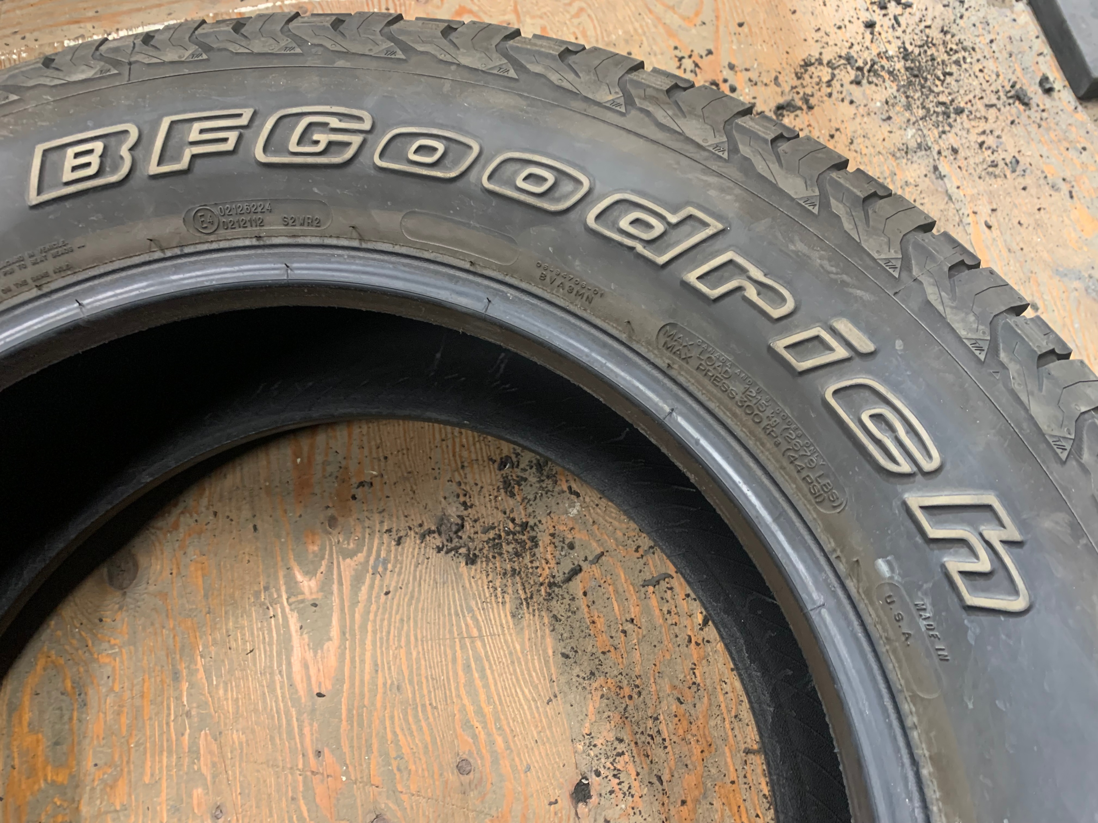 1 X single 275/60/20 M+S 115T BFG Trail-Terrain T/A with 60% - photo 5
