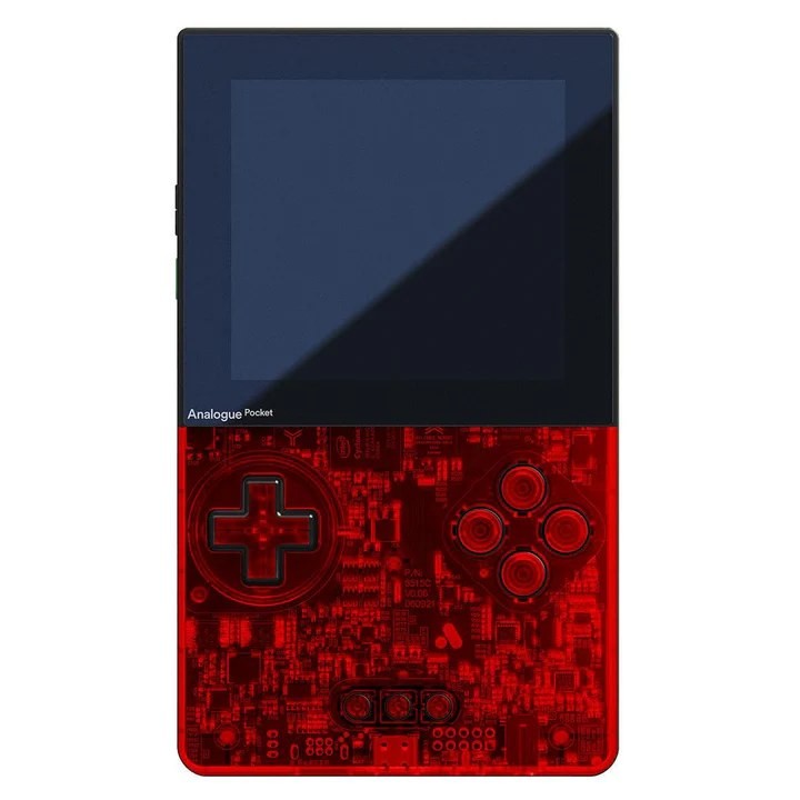 Analogue Pocket - Transparent Red - Like New Open Box