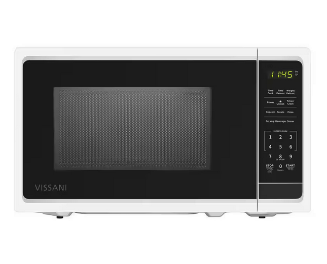 Vissani 0.7 cu. ft. 700-Watt Countertop Microwave, White