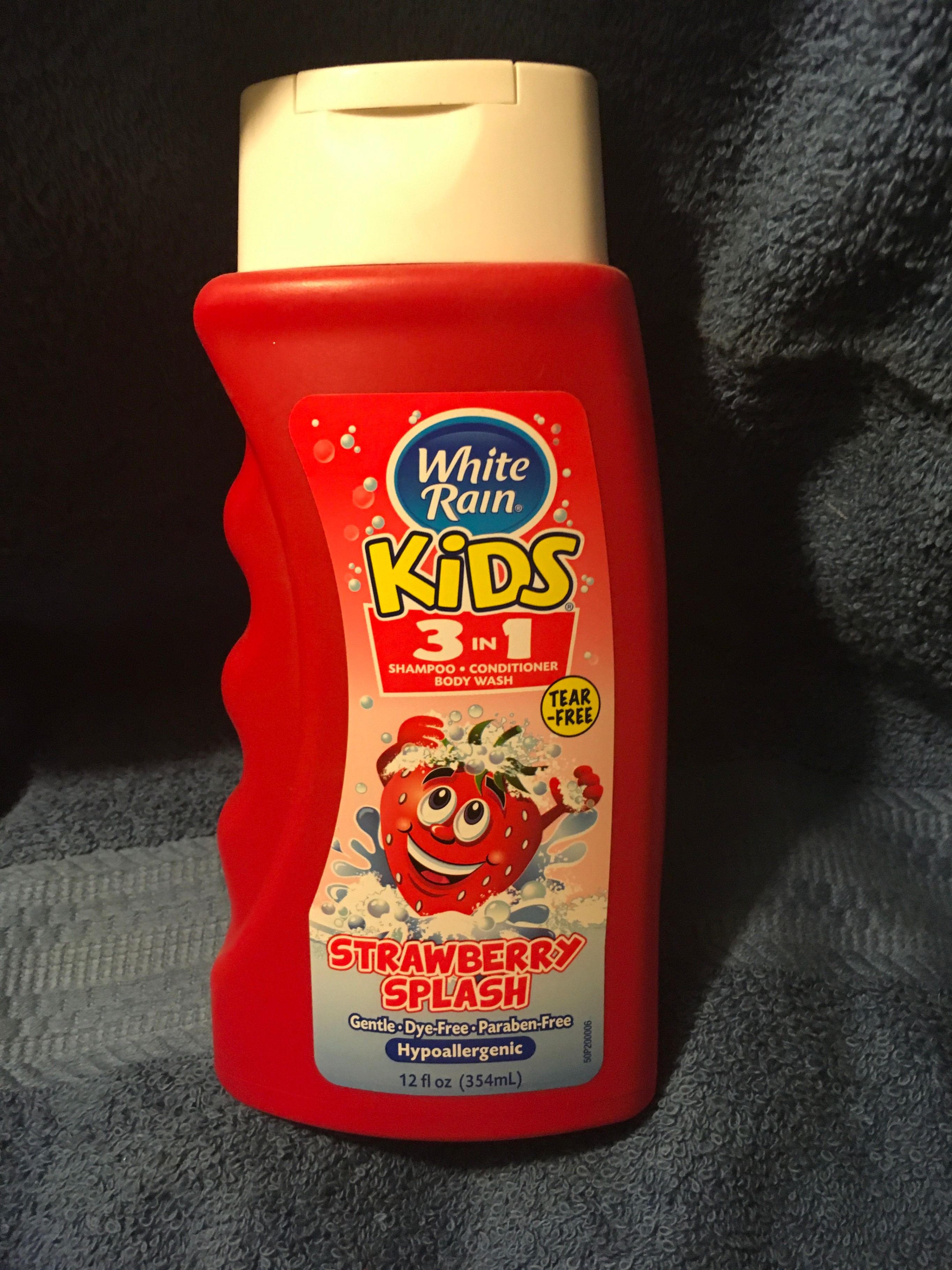 White Rain Kids 3 in 1 Strawberry Splash