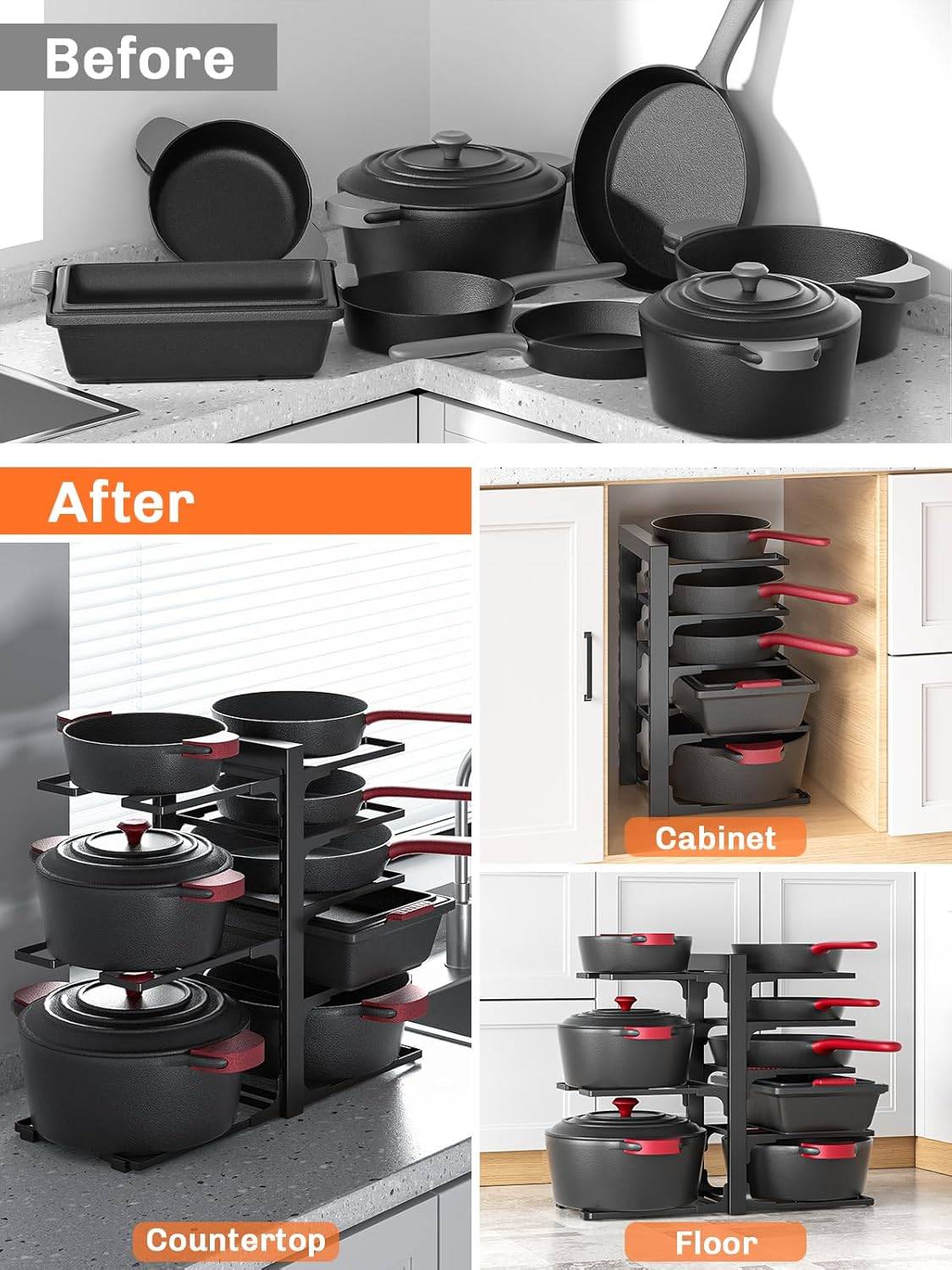Brand New Pot and Pan Rack Organizer - photo 2