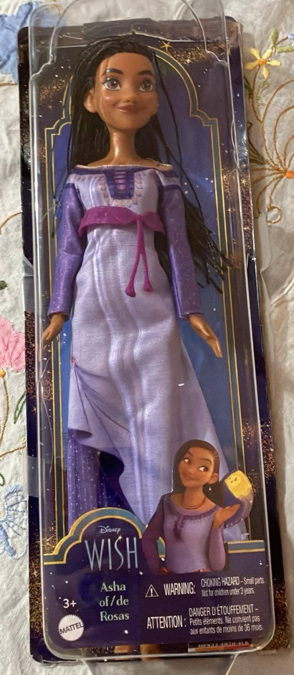 Mattel Disney's Wish Asha of Rosas Posable Fashion Doll (New)