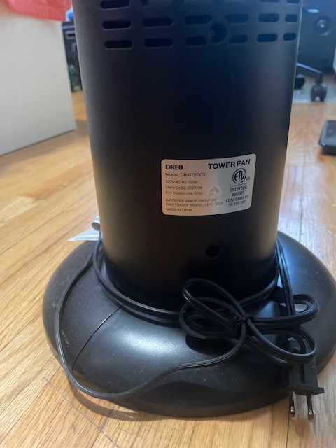 42" Tower Fan — Super Quiet & Powerful - photo 3