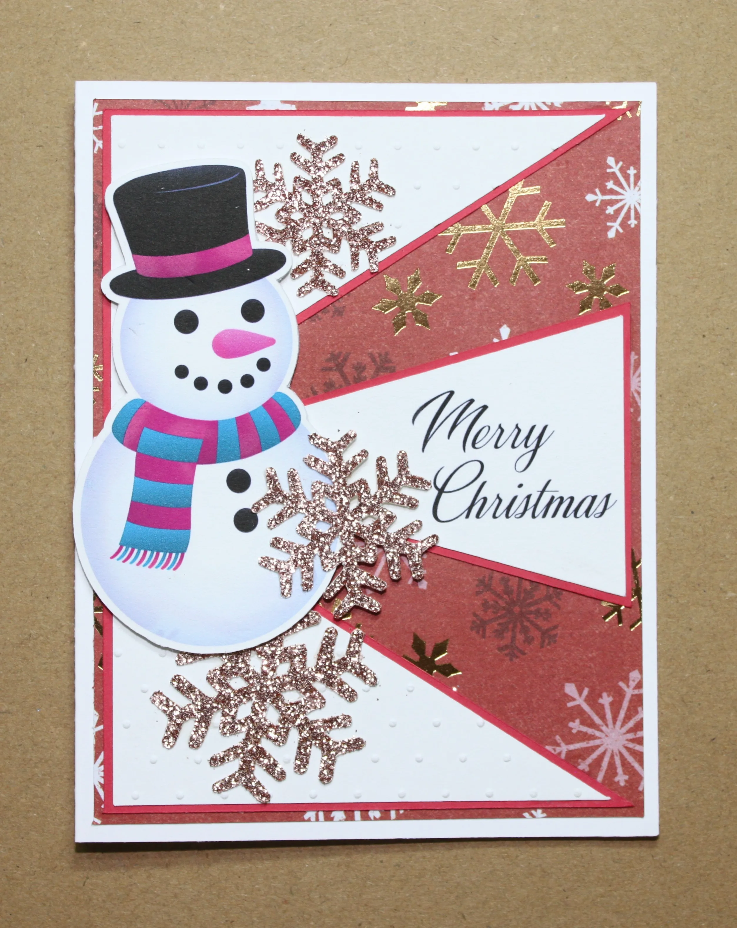 Christmas card - handmade - triangle framed image indicator(6)