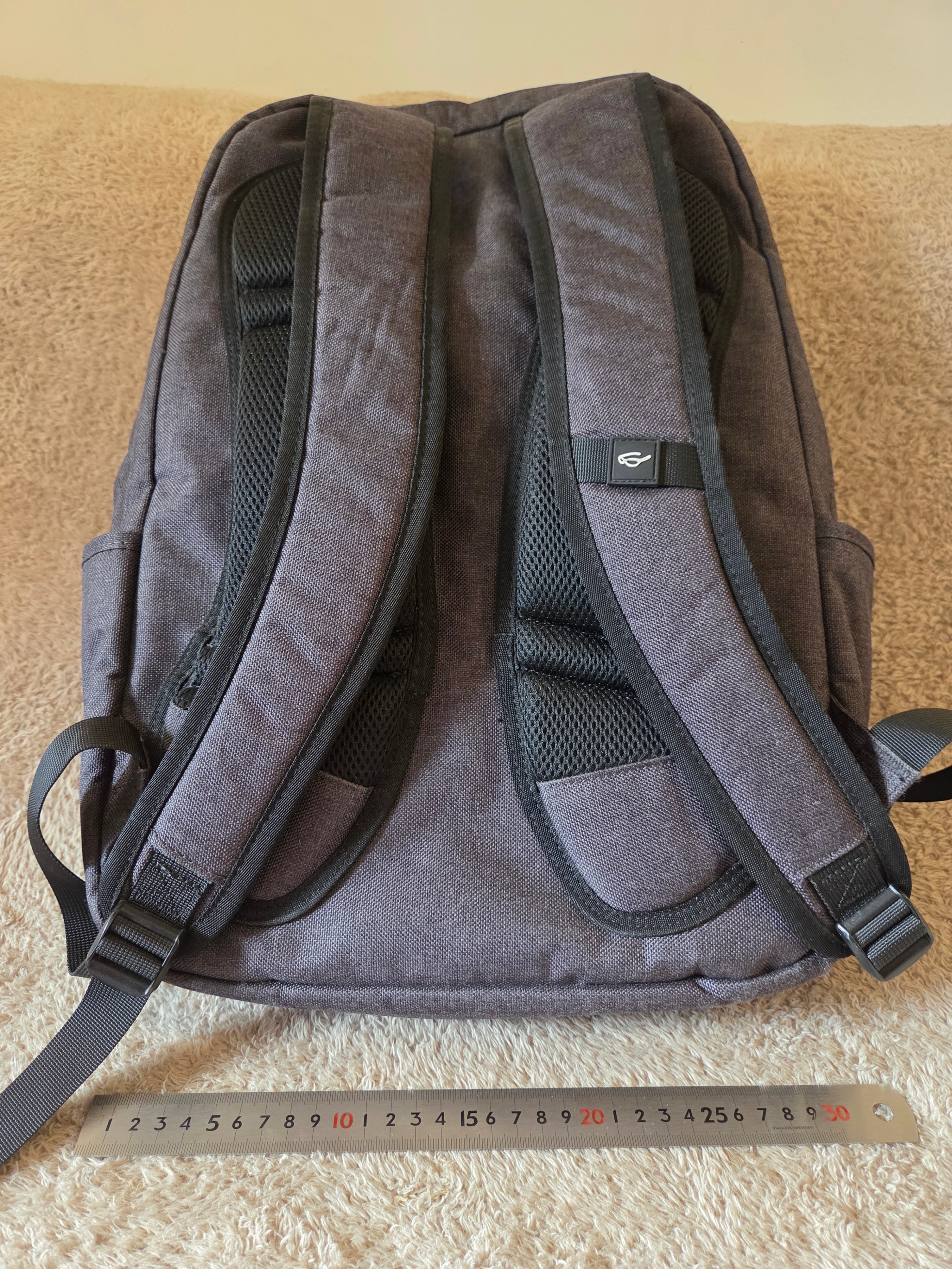 DIWEIO Laptop Backpack 15.6 in, USB Port, Grey - photo 2