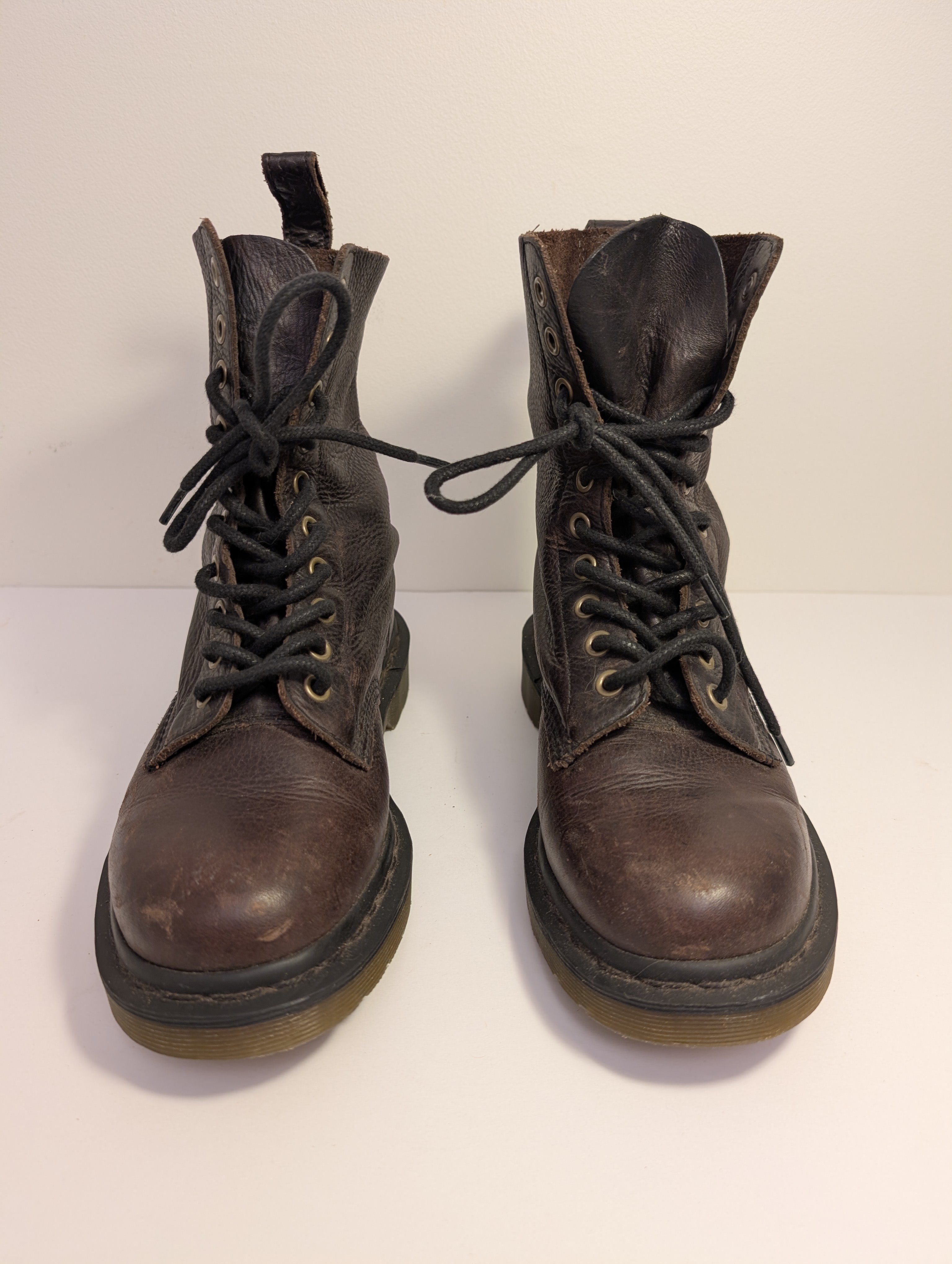 Doc Martens Brown Leather Boots - US Women's Size 7 - photo 3
