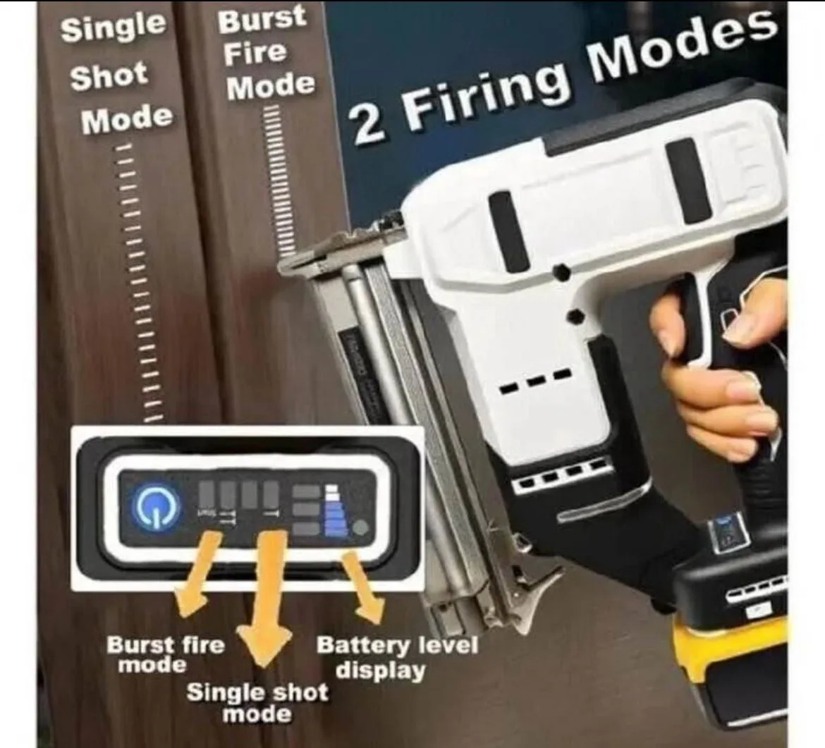 18-Gauge 2-in-1 Brad Nailer – Compatible with DeWalt 20V MAX