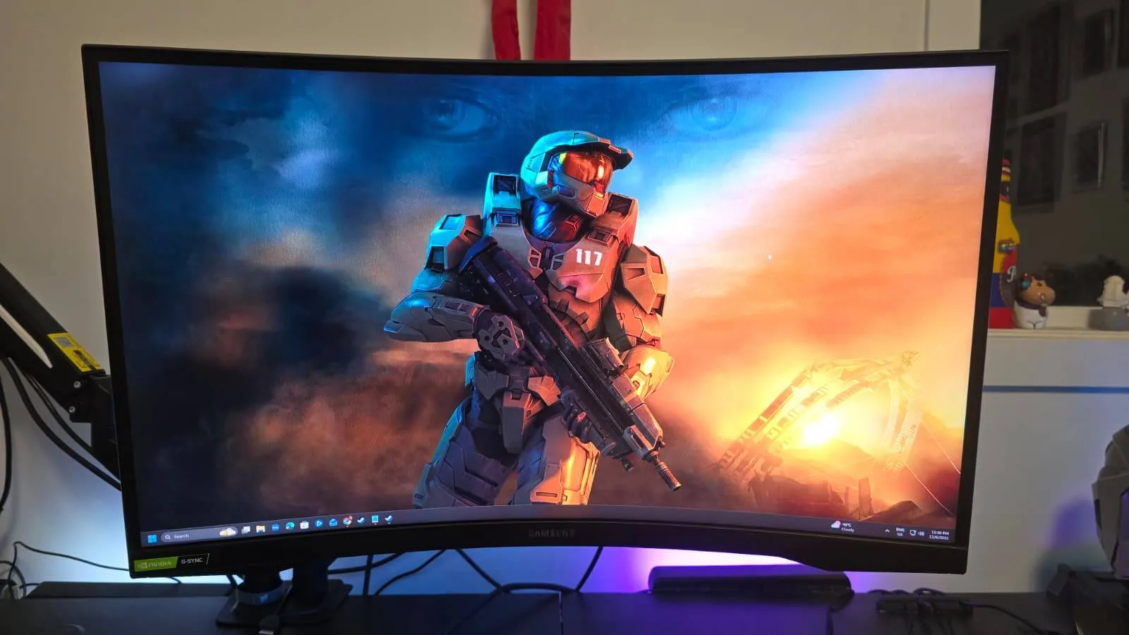 Samsung G7 Odyssey curved gaming monitor