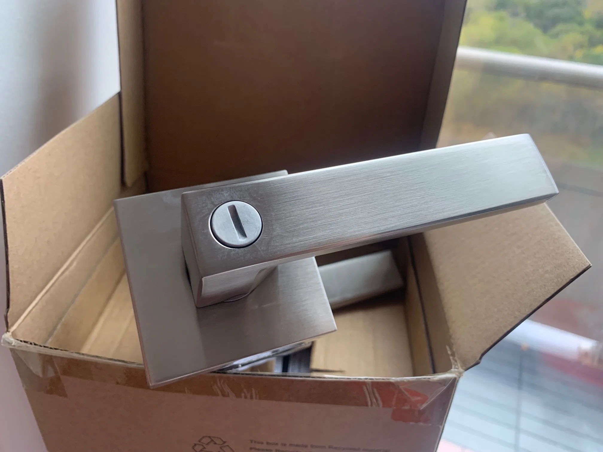 5 NEW Pack Satin Nickel Door Handles image indicator(2)