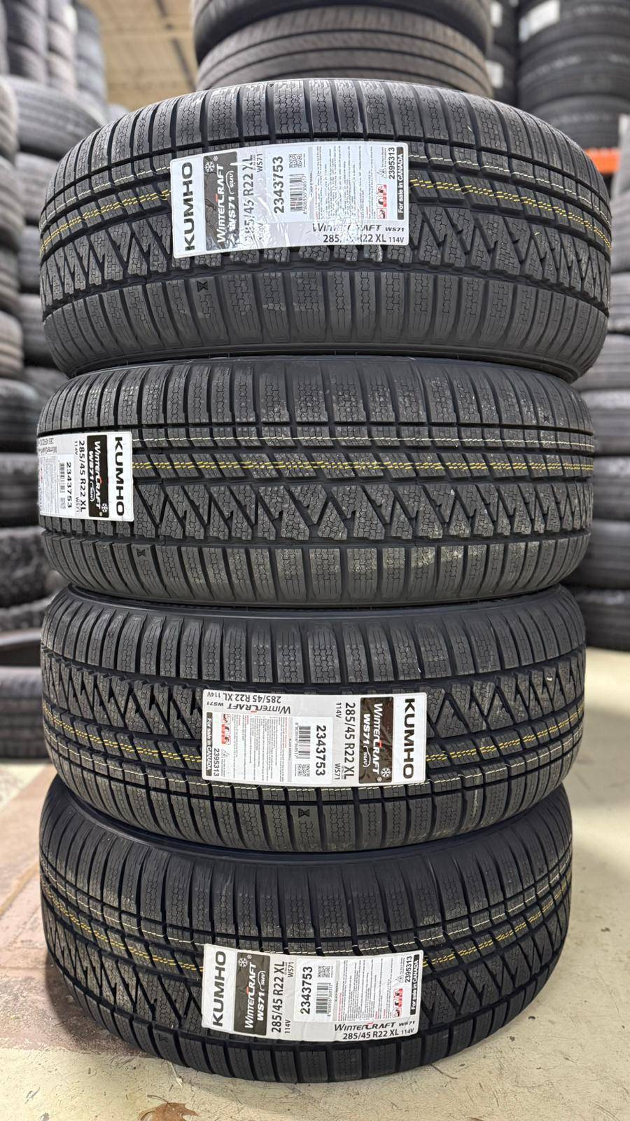 NEW 285/45/R22 Kumho snows–Tahoe/Yukon/Escalade/Sierra/Silverado