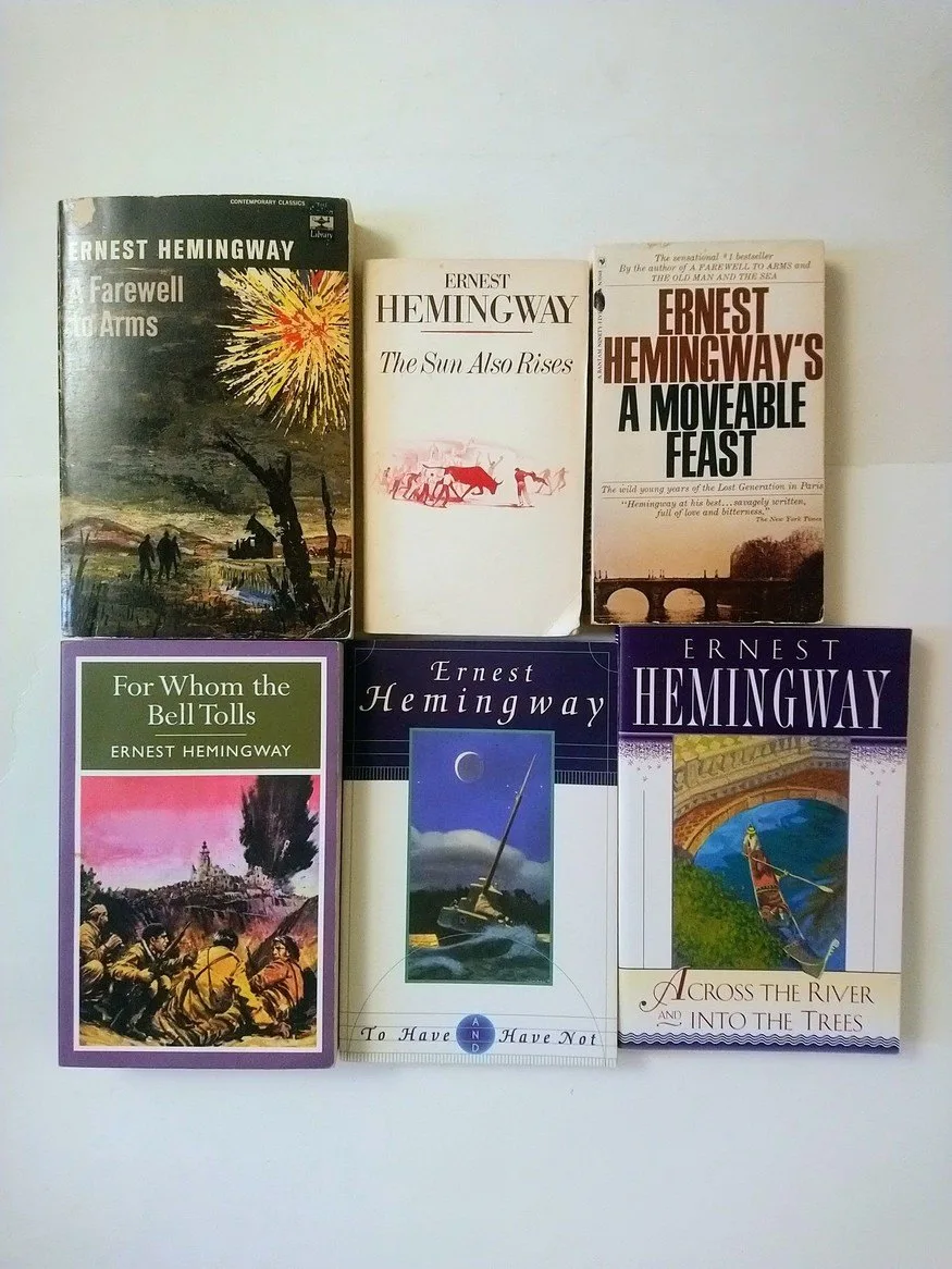 Ernest Hemingway books!