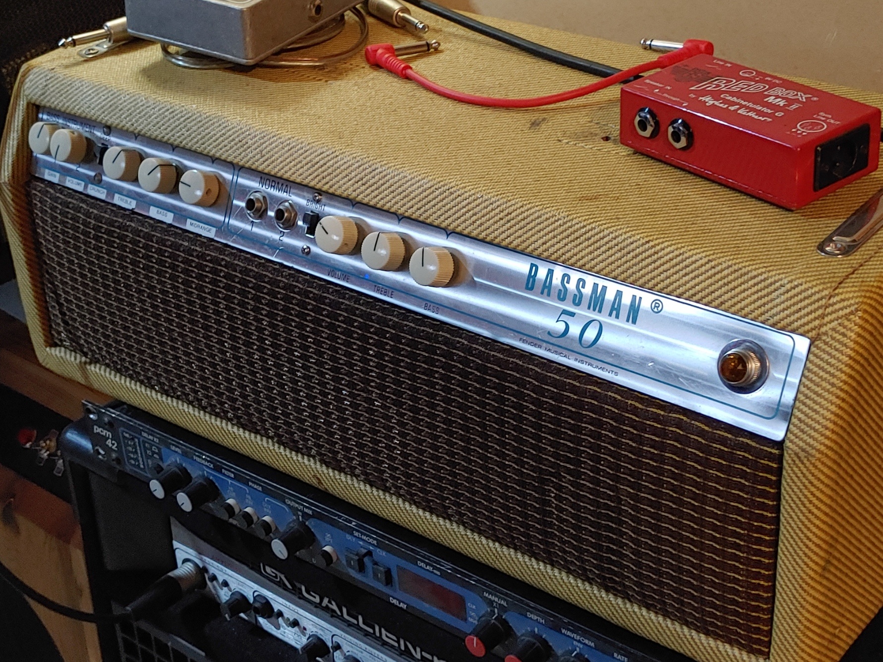 70's Fender Bassman 50 - rare Tweed