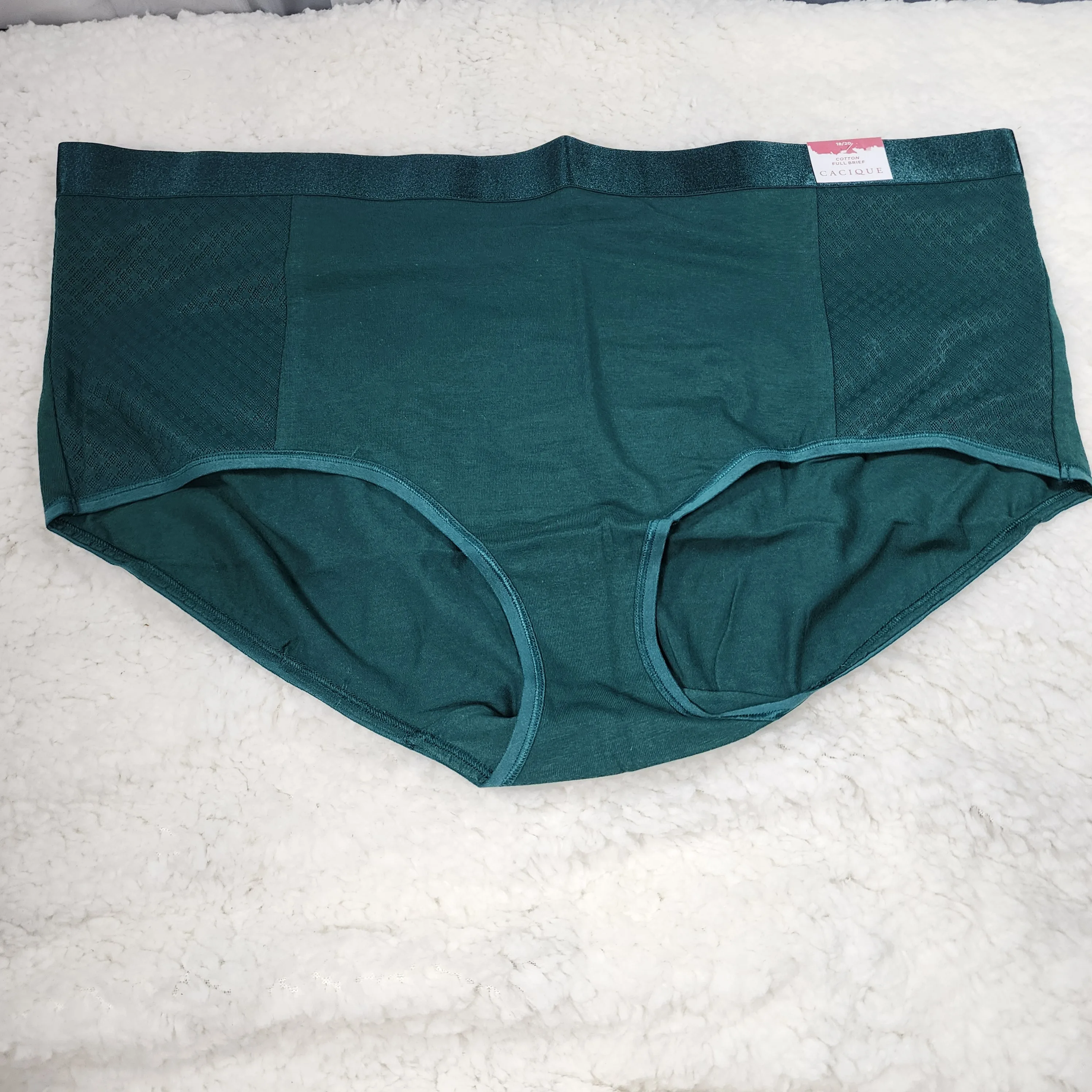 18/20 Lane Bryant Cotton Full Brief Panty With Wide Waistband image indicator(5)