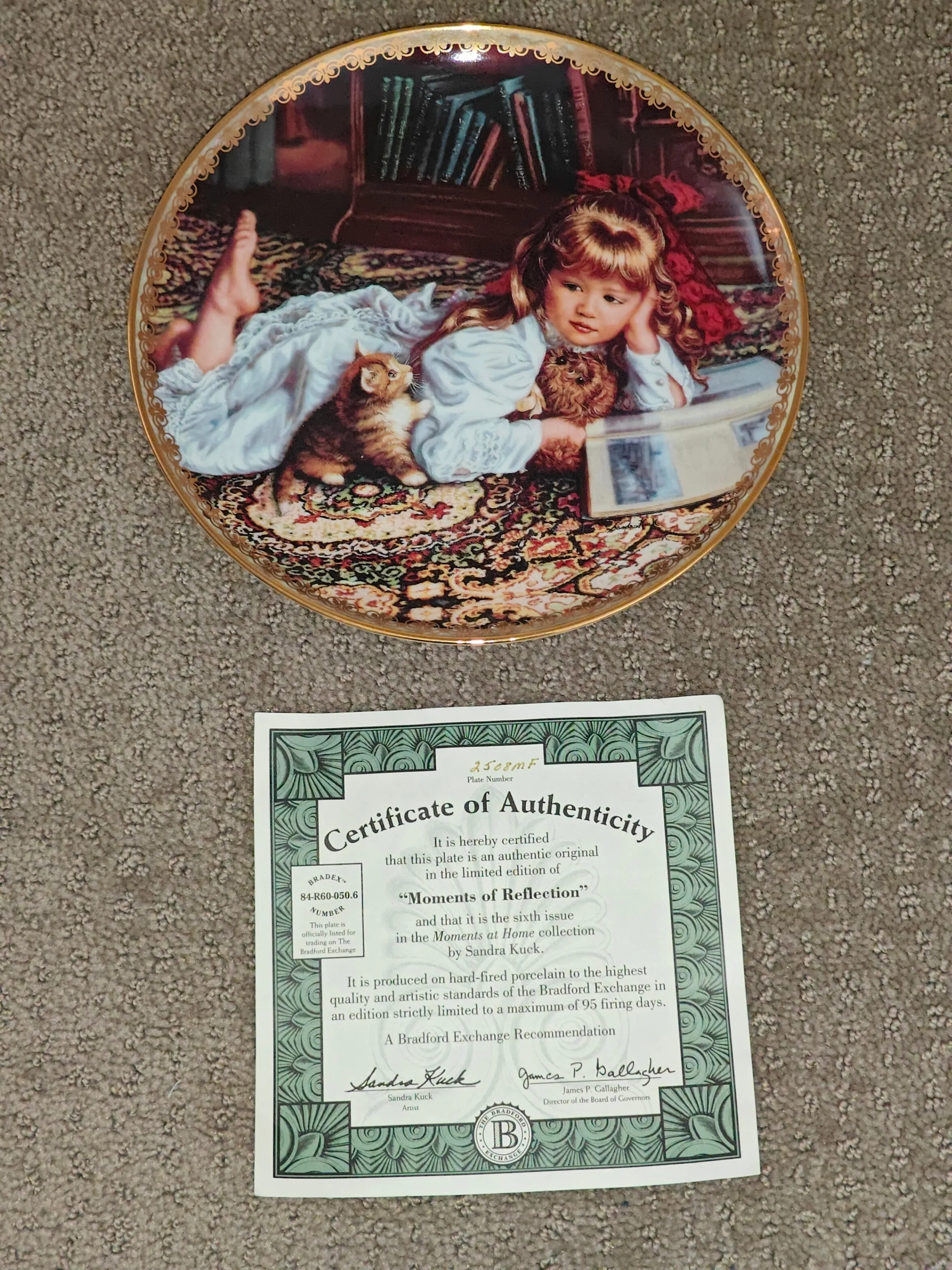 Moments of Reflection - Sandra Kuck - Collector Plate